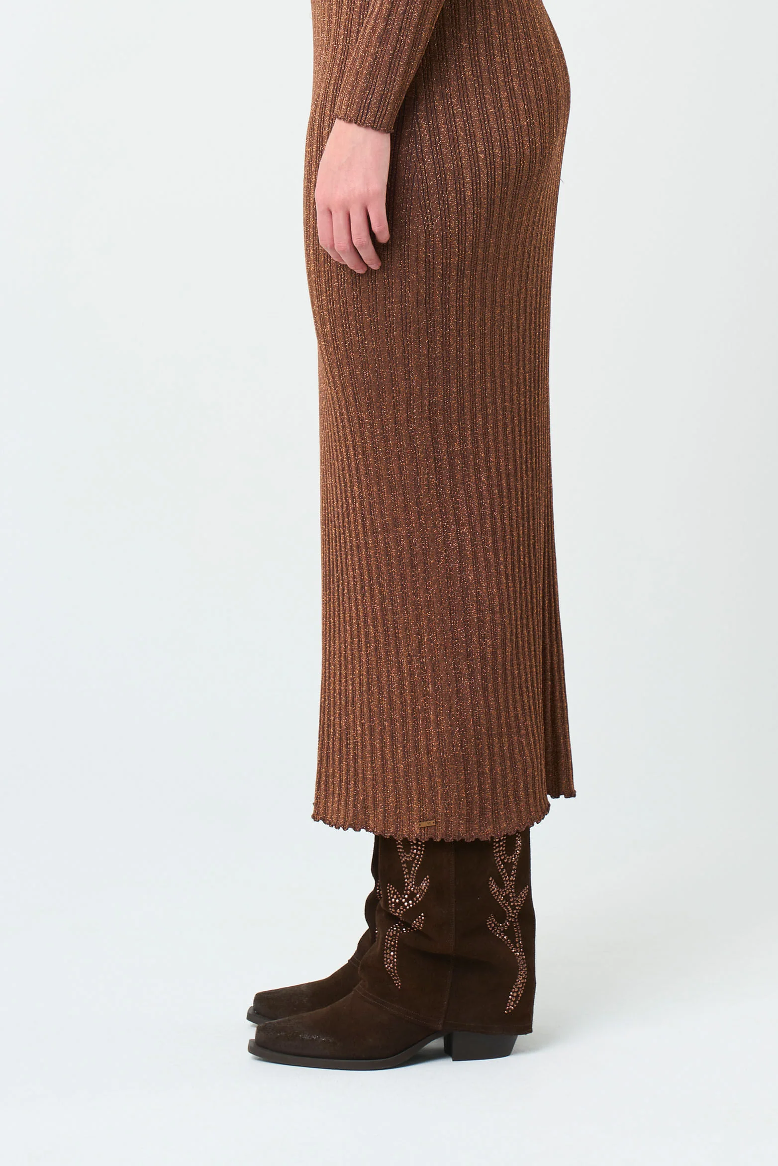 Gael Fitted Knit Dress for Women - Image 6