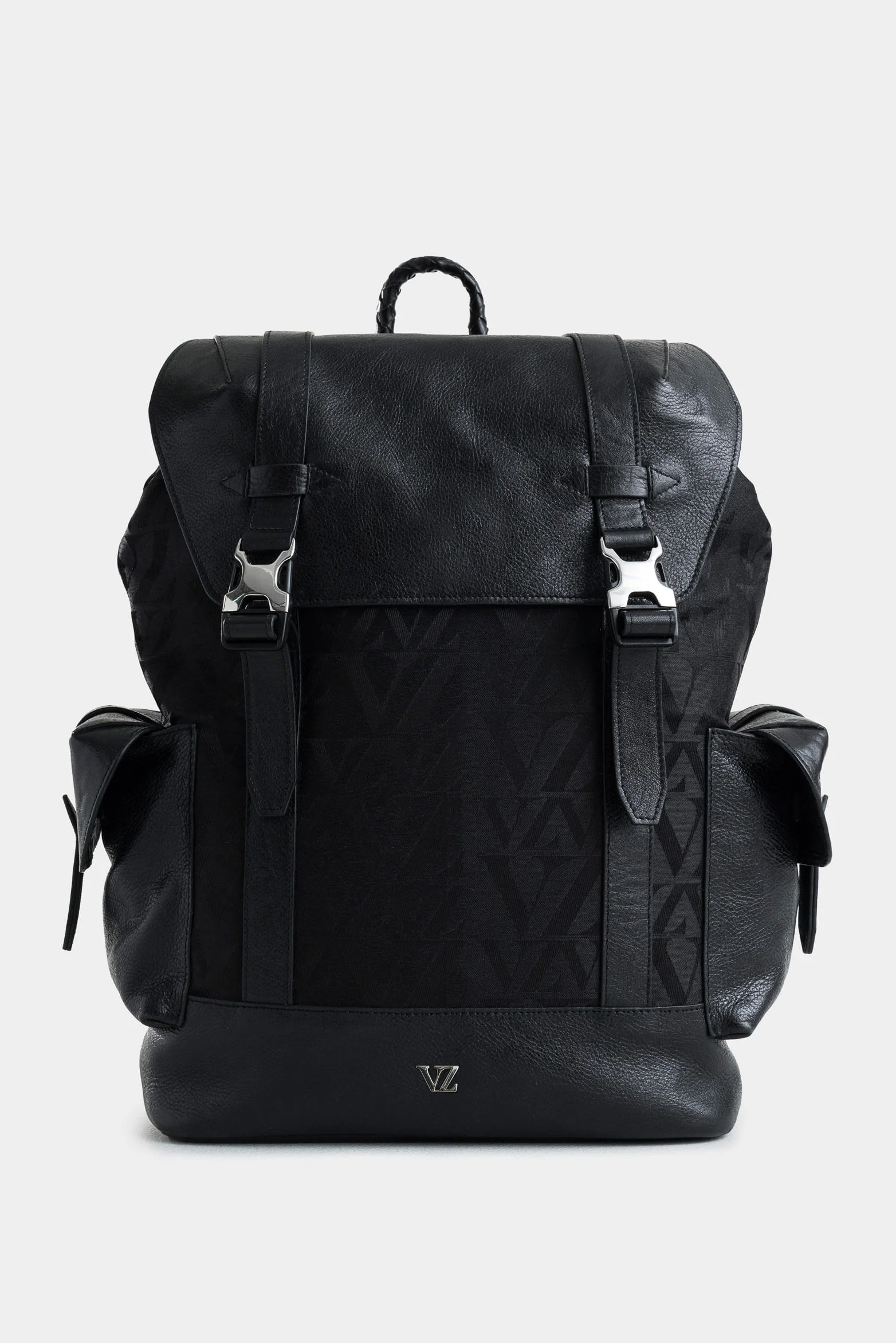 Garda Jacquard Leather Backpack for Men with Monogram