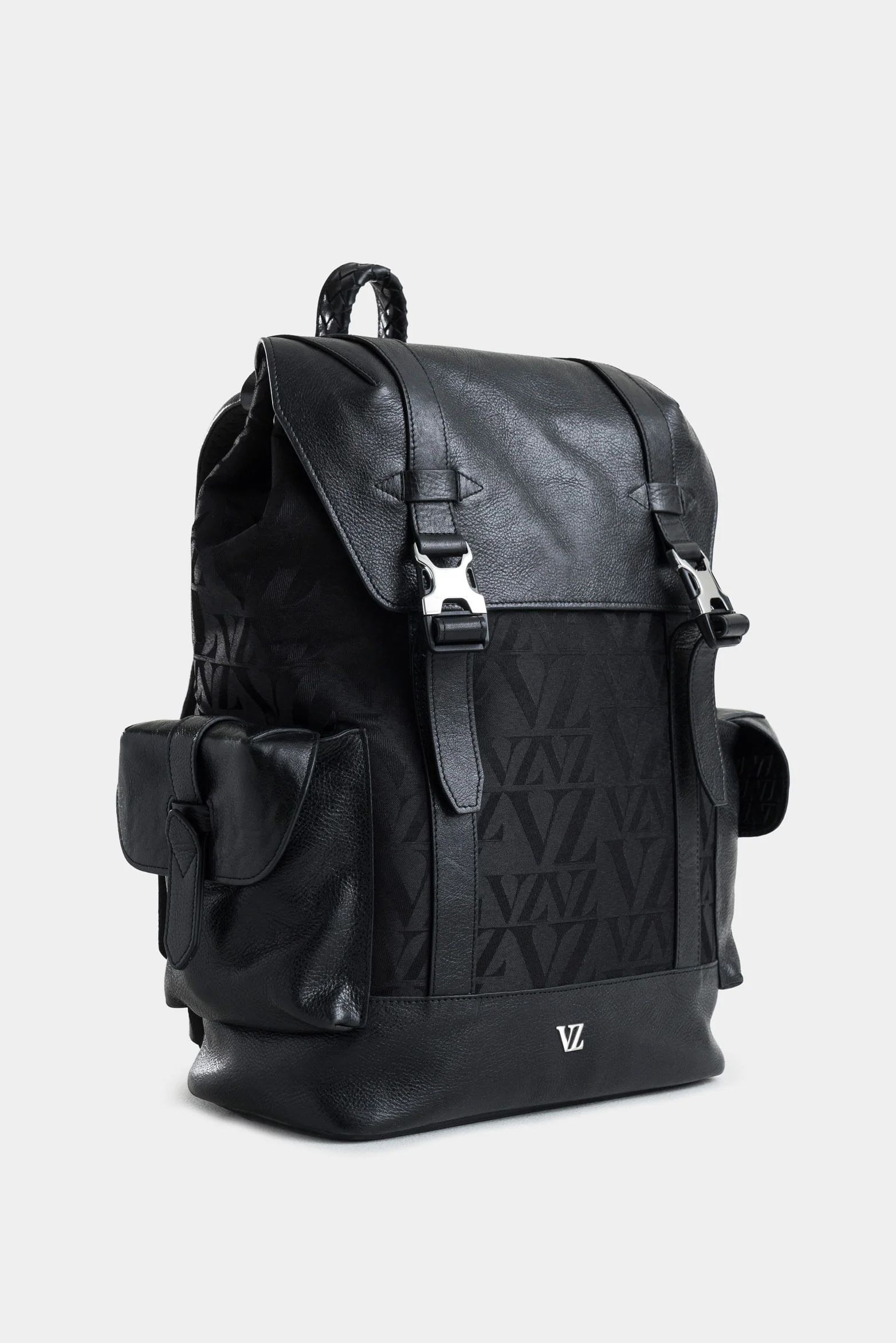 Garda Jacquard Leather Backpack for Men with Monogram - Image 2