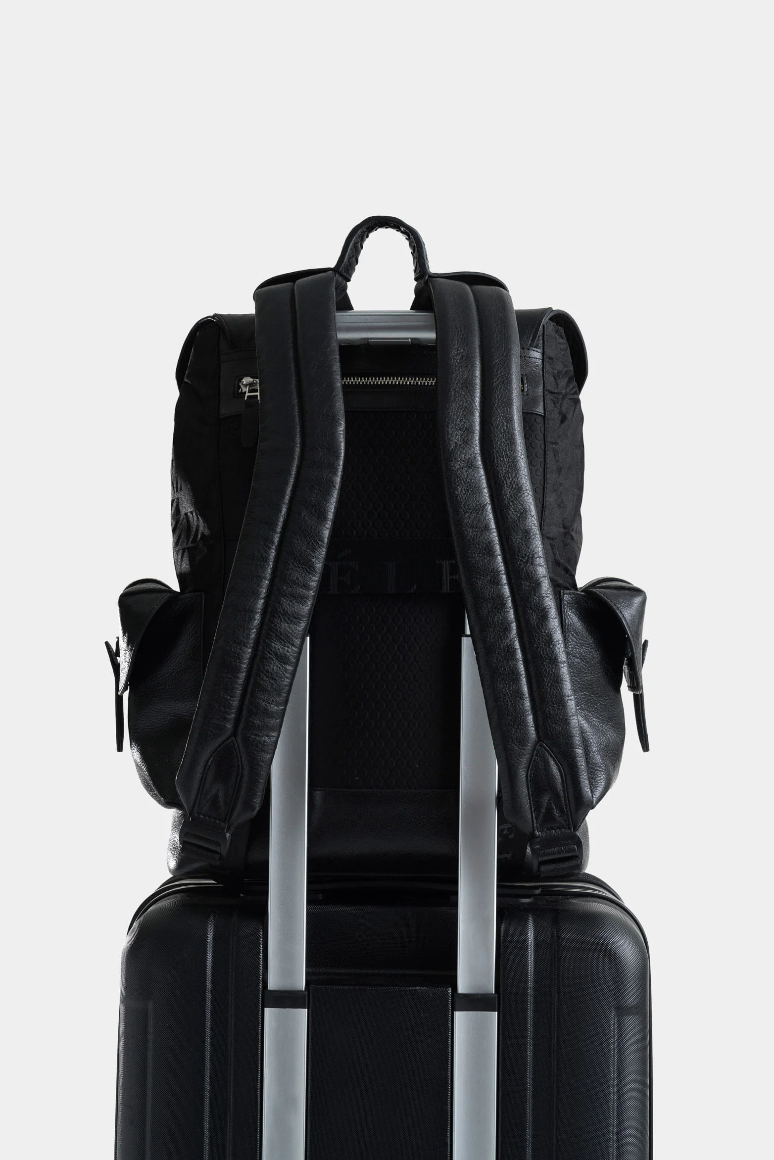 Garda Jacquard Leather Backpack for Men with Monogram - Image 3