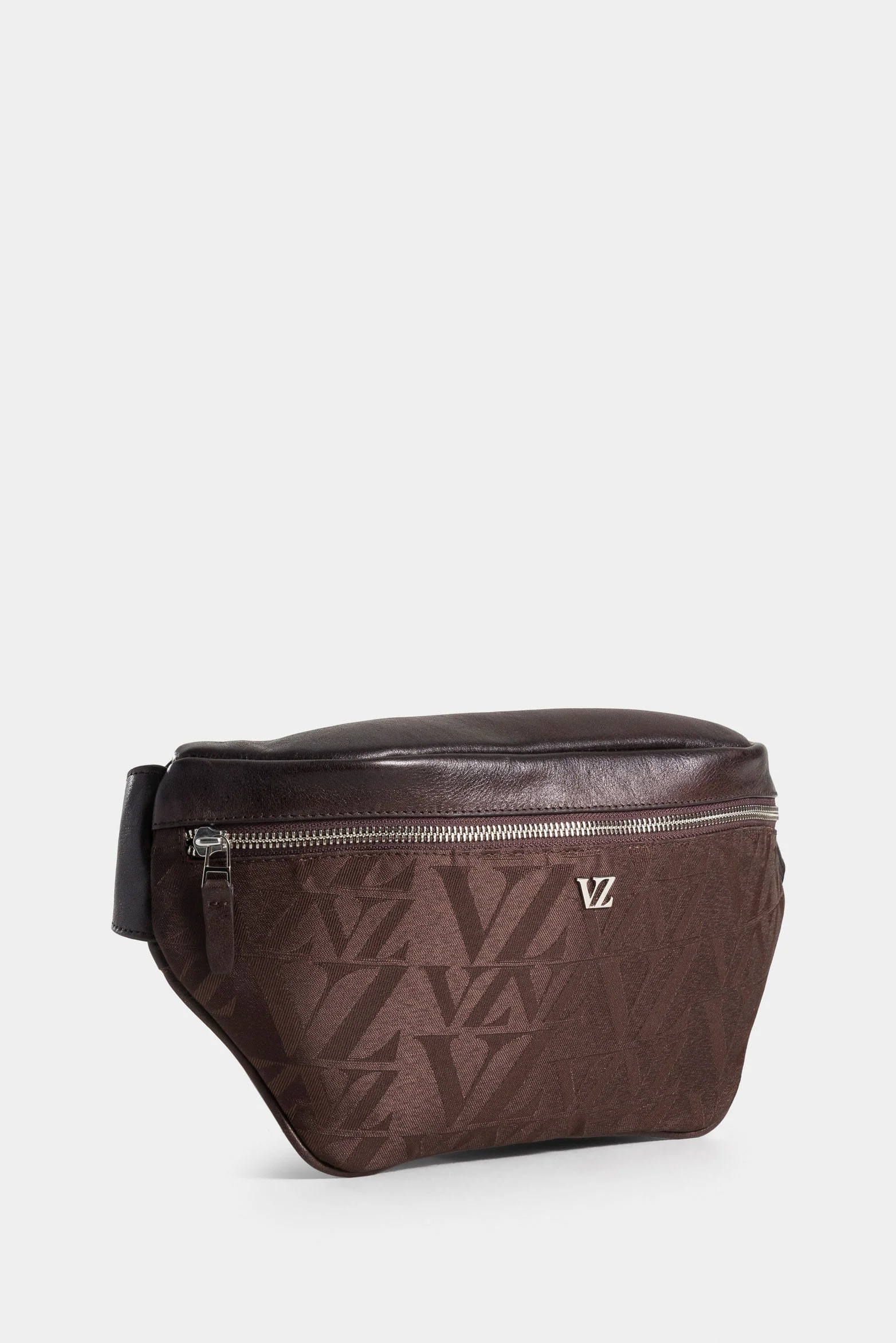 Garda Jacquard Textile Fanny Pack for Men with Leather Details - Image 2