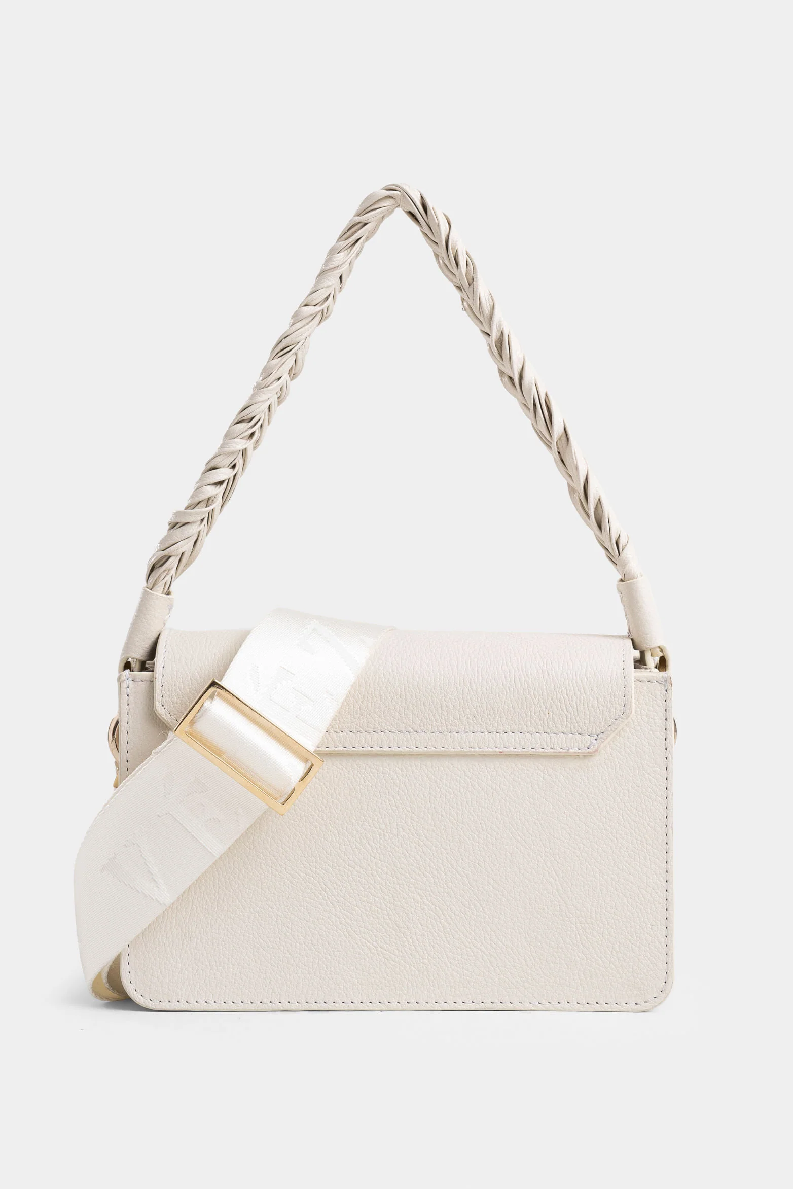 Garniel Leather Bowling Bag for Women with Braided Handle - Image 3