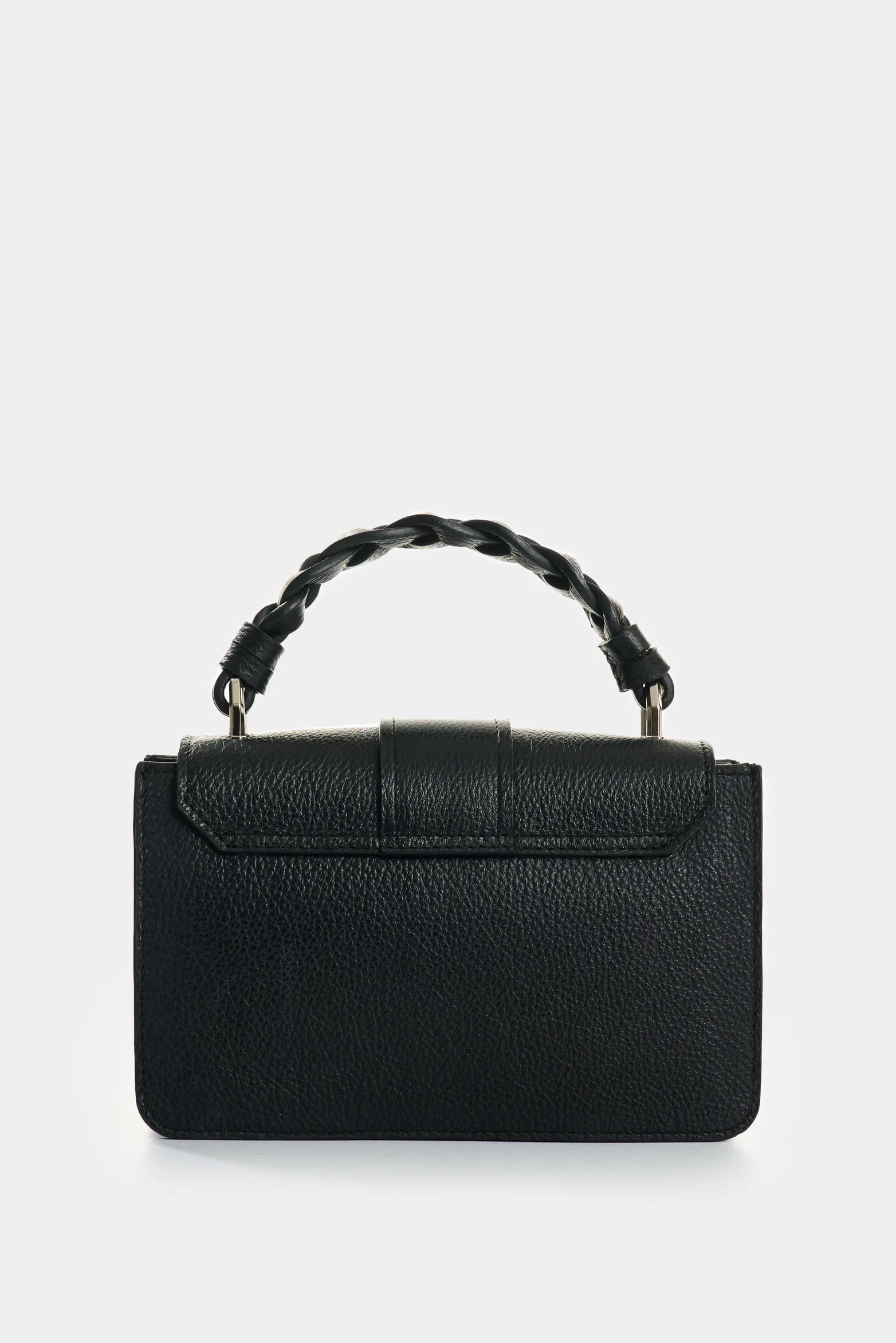 Garniel Women's Hands-Free Leather Bag with Woven Handle - Image 3