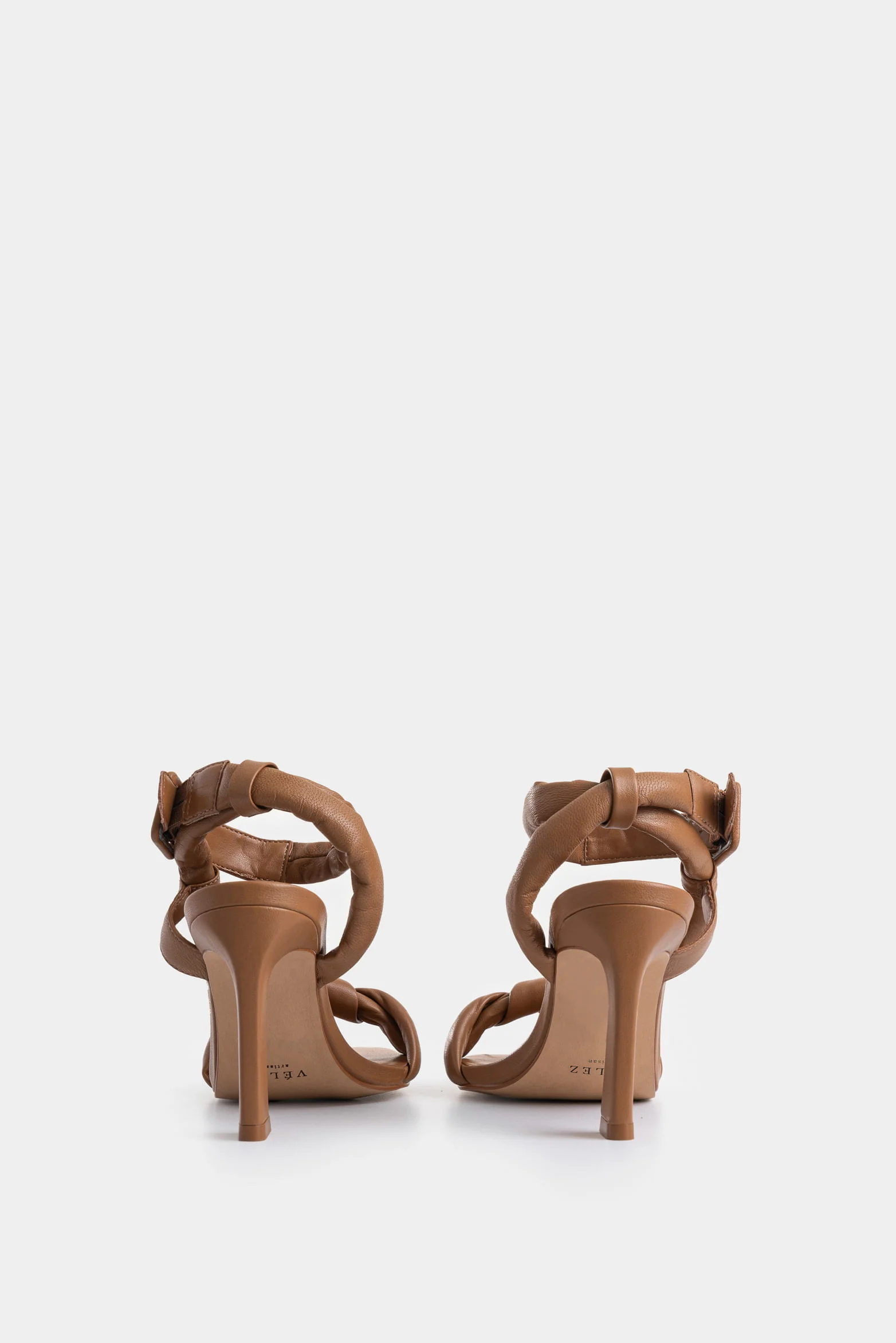 Geranio Napa Leather Sandals for Women with Ankle Tie - Image 3