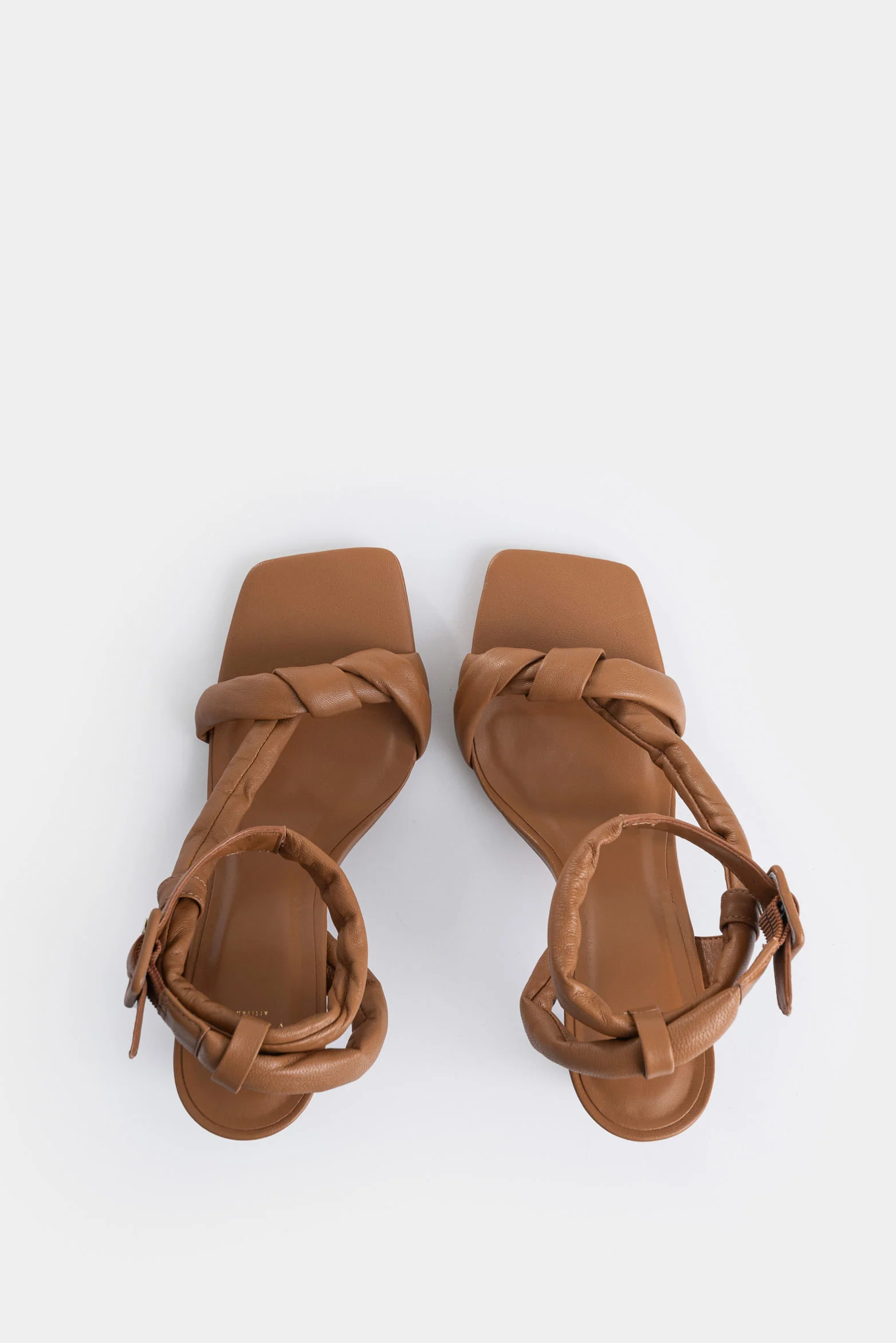 Geranio Napa Leather Sandals for Women with Ankle Tie - Image 4