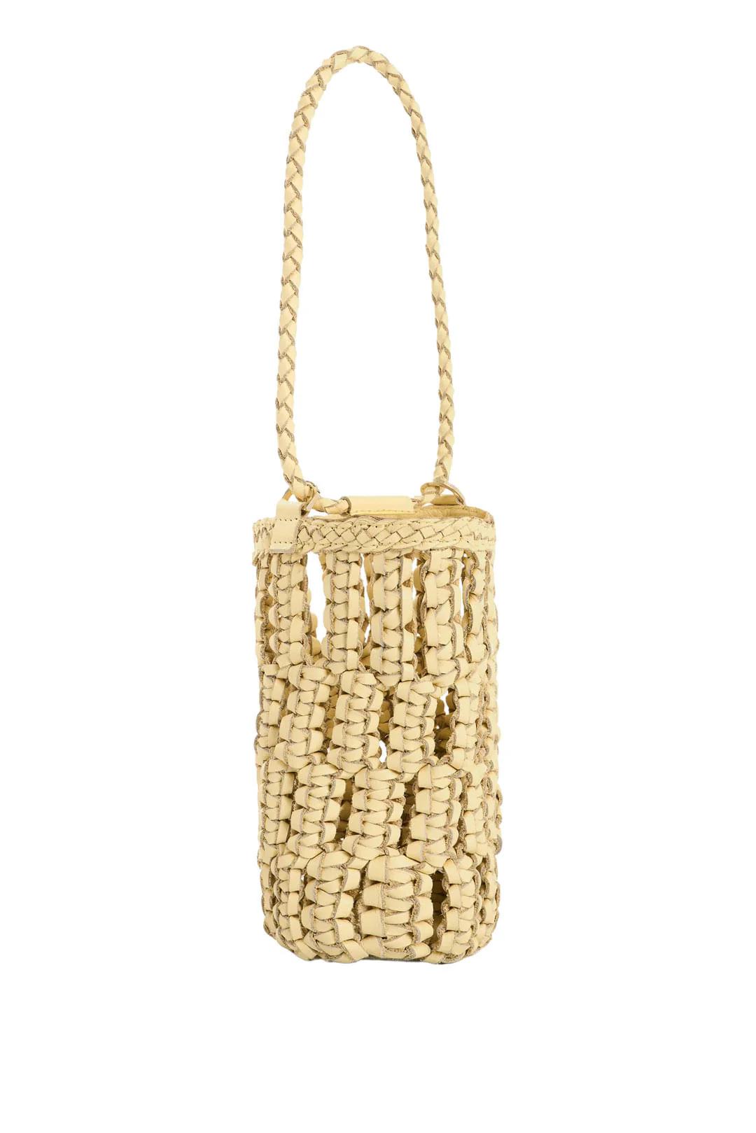 Gleam Braided Leather Crossbody Bag for Women