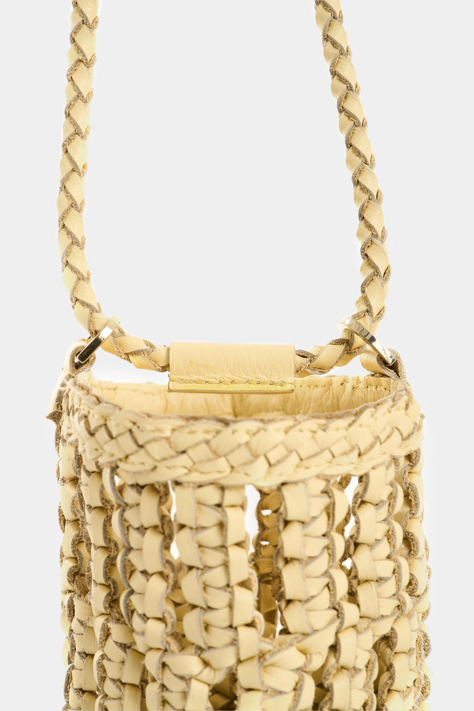 Gleam Braided Leather Crossbody Bag for Women - Image 5