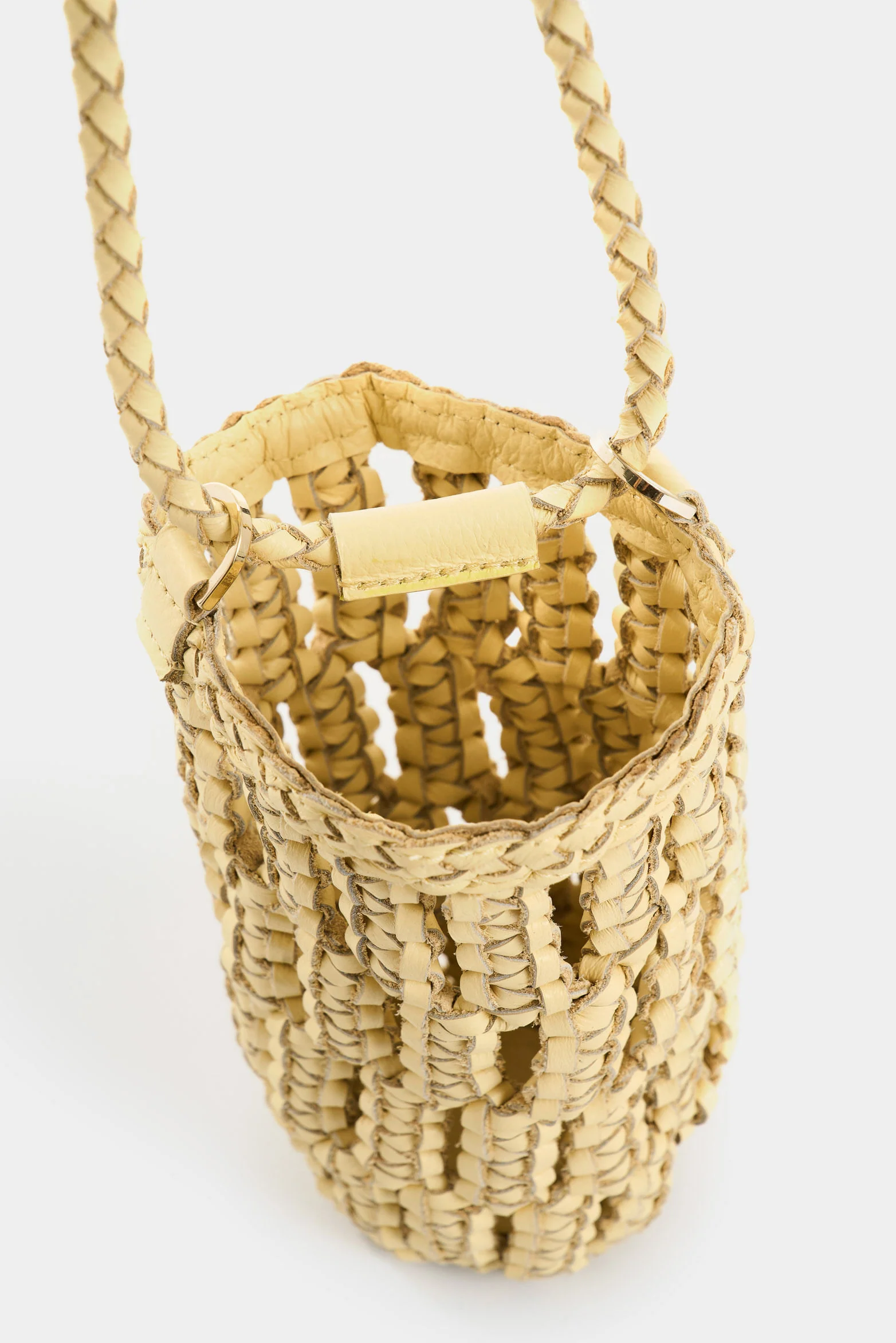 Gleam Braided Leather Crossbody Bag for Women - Image 6