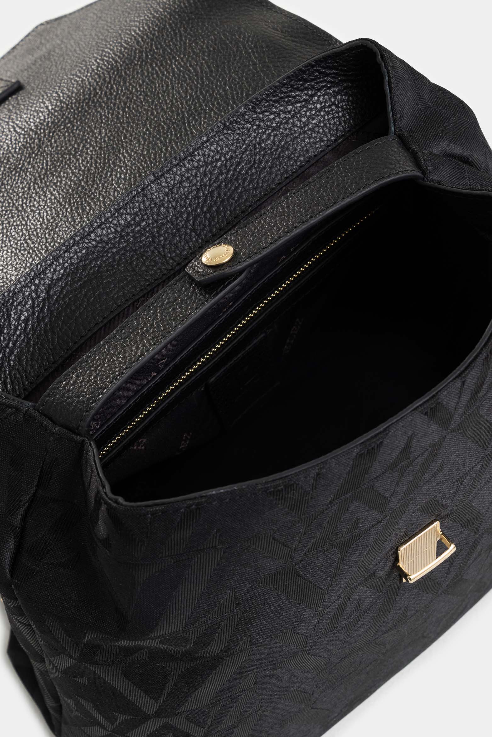 Goji Leather and Canvas Backpack for Women, Monogram - Image 5