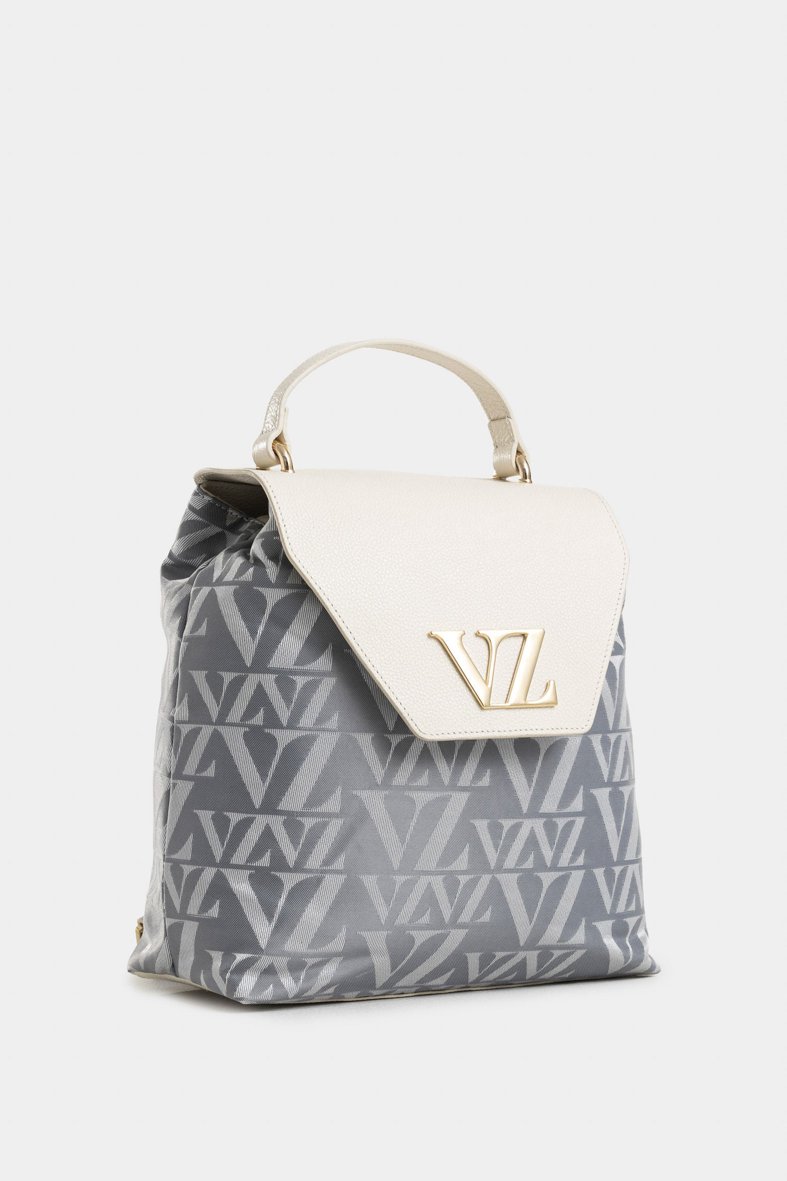 Goji Leather and Canvas Backpack for Women, Monogram - Image 2