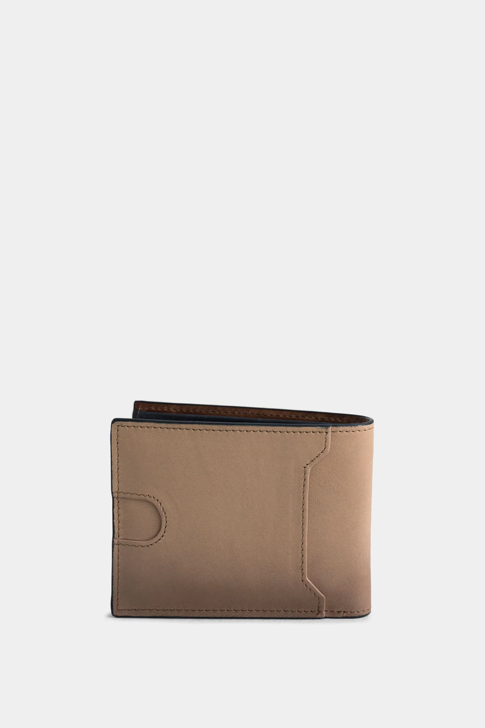 Halo Spring Leather Wallet with Contrasts for Men - Image 3