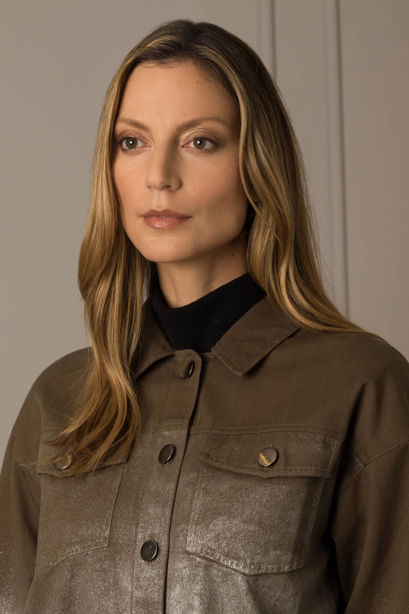 Hanoi Metallic Parka Jacket for Women - Image 3