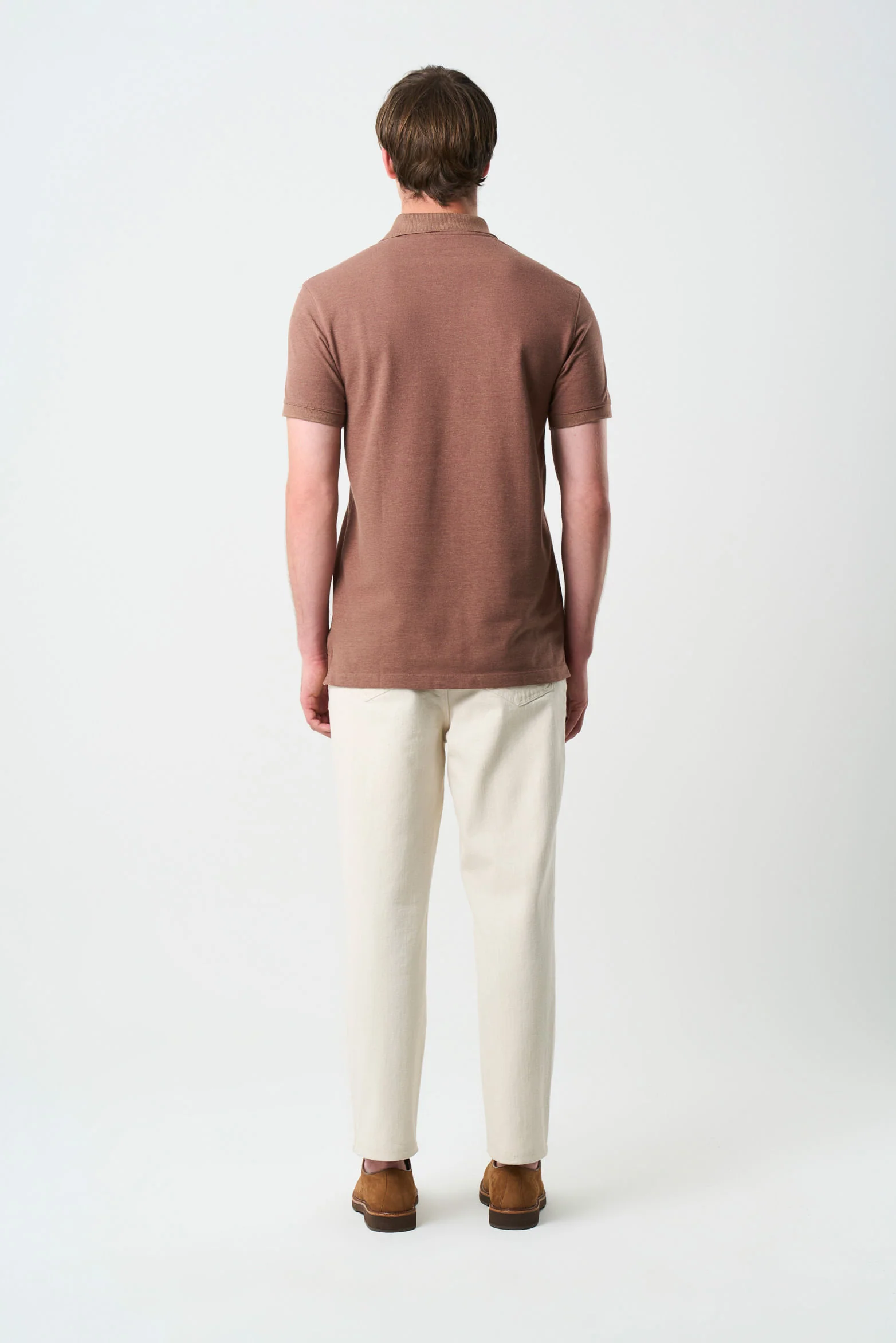 Helios Semi-Fit Piqué Polo for Men - Image 3