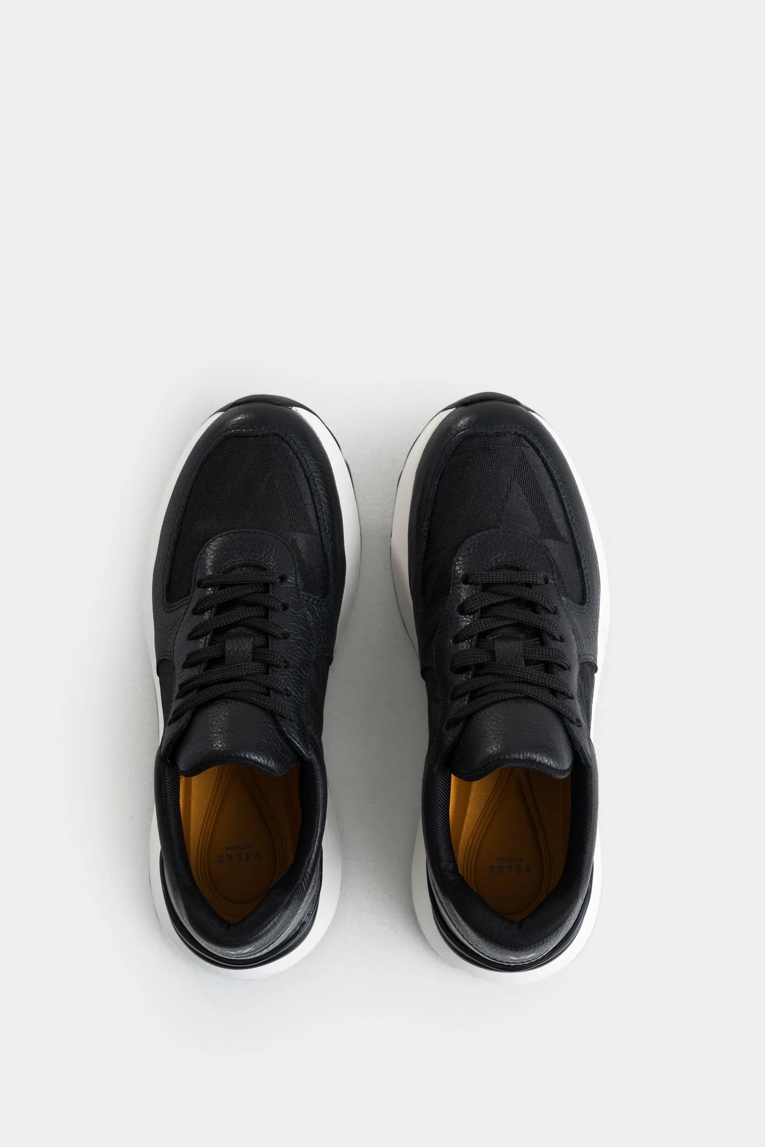 Hyacinth Leather and Canvas Sneakers for Women with Monogram - Image 4