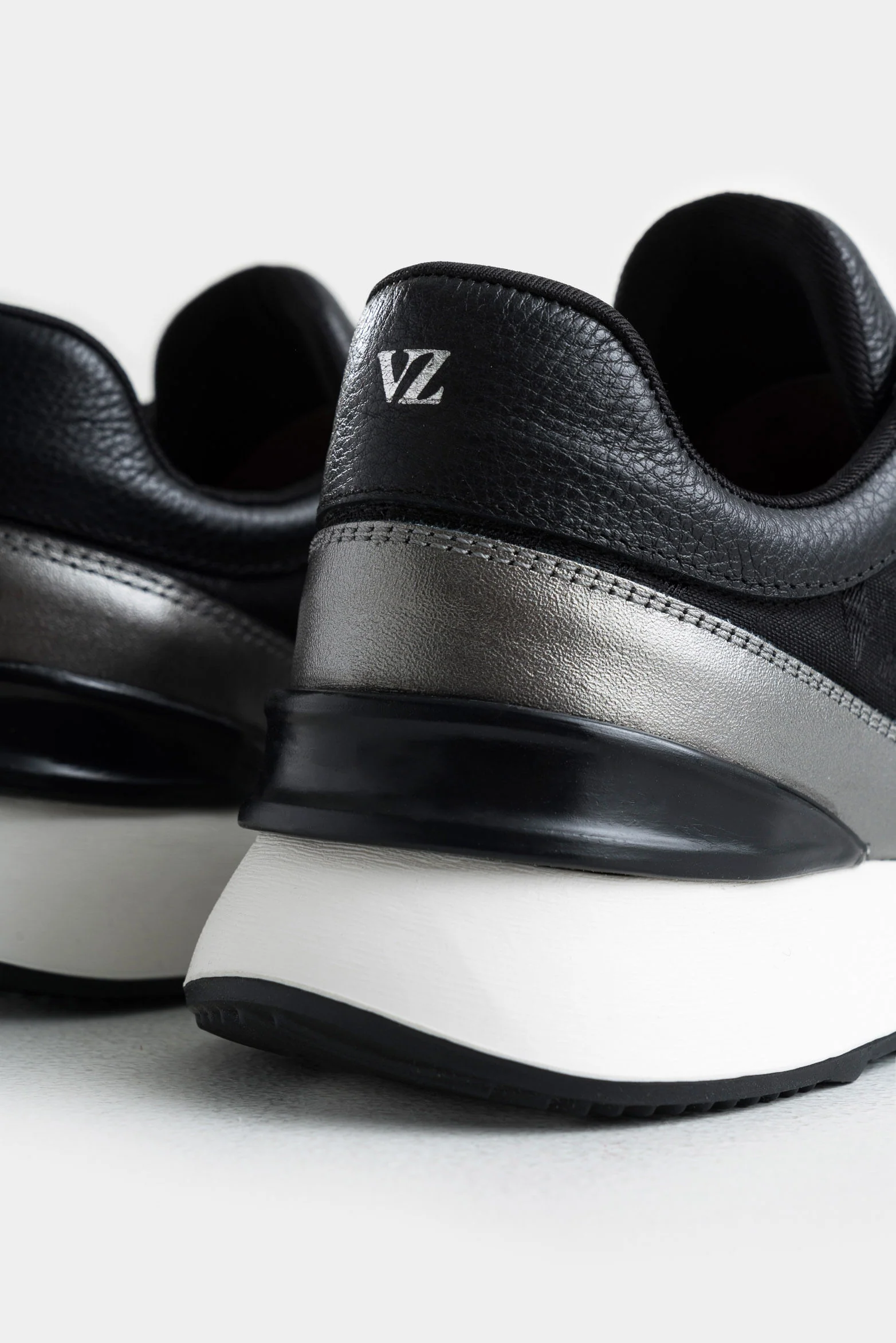 Hyacinth Leather and Canvas Sneakers for Women with Monogram - Image 5