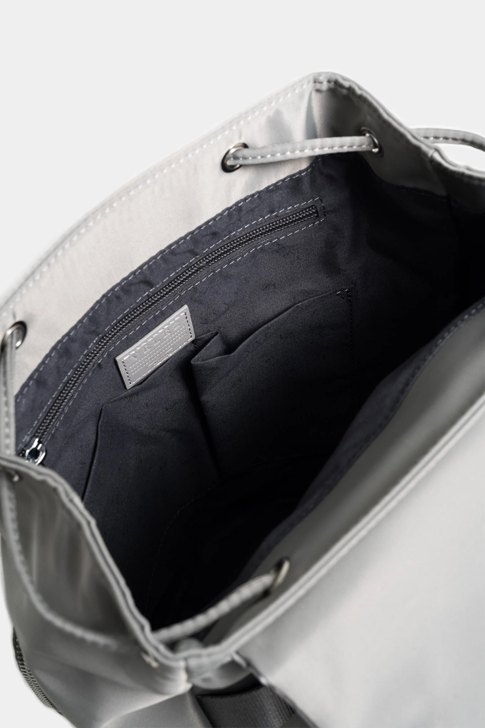 Ibiza Canvas and Leather Backpack with Functional Plaque for Women - Image 6