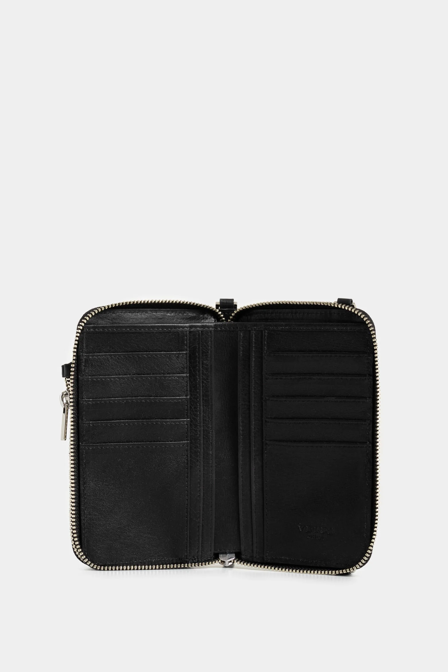 Ibiza Leather Checkbook Holder for Women with Chain - Image 2