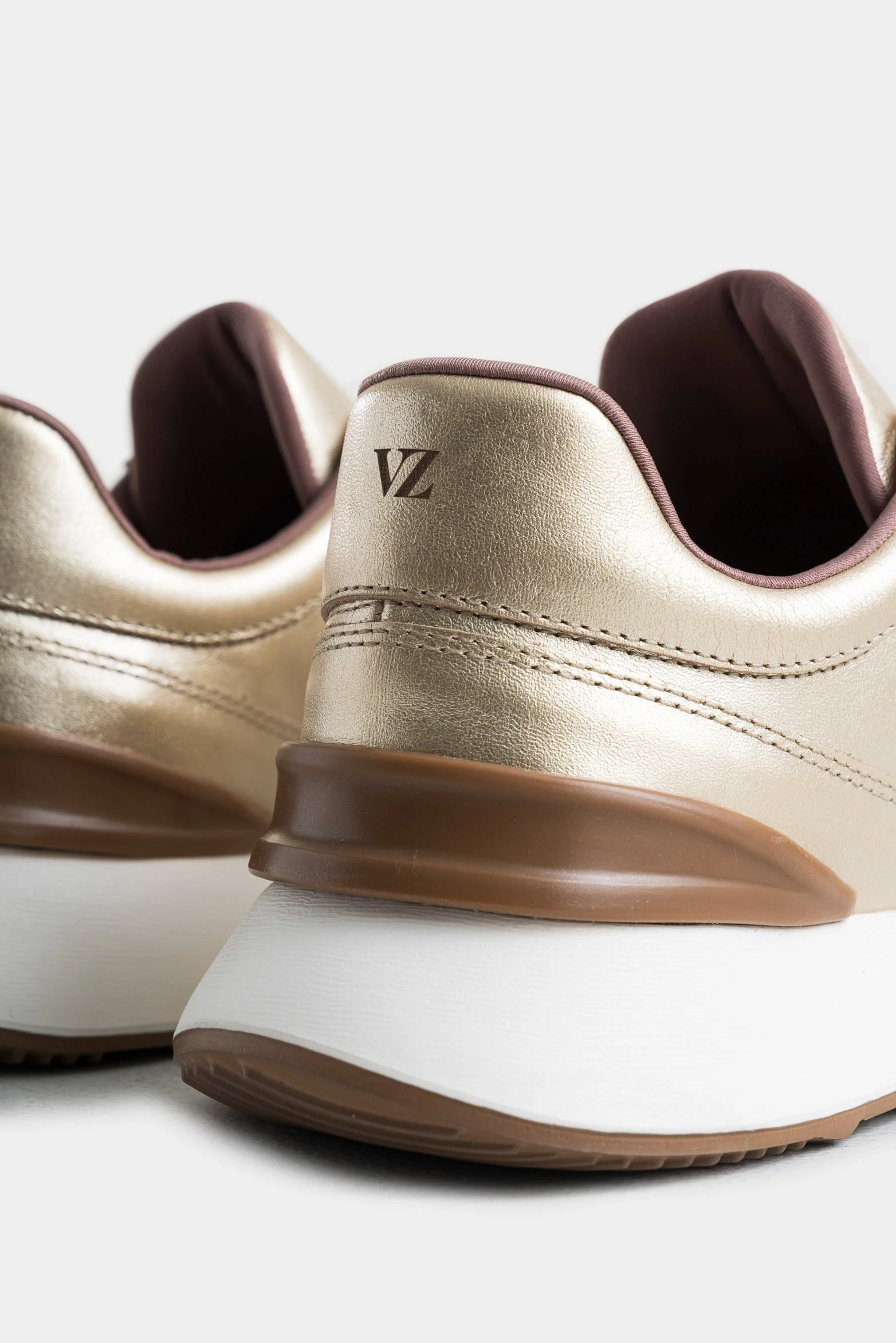 Jacinto Leather Tennis Shoes for Women, Folia Finish - Image 5