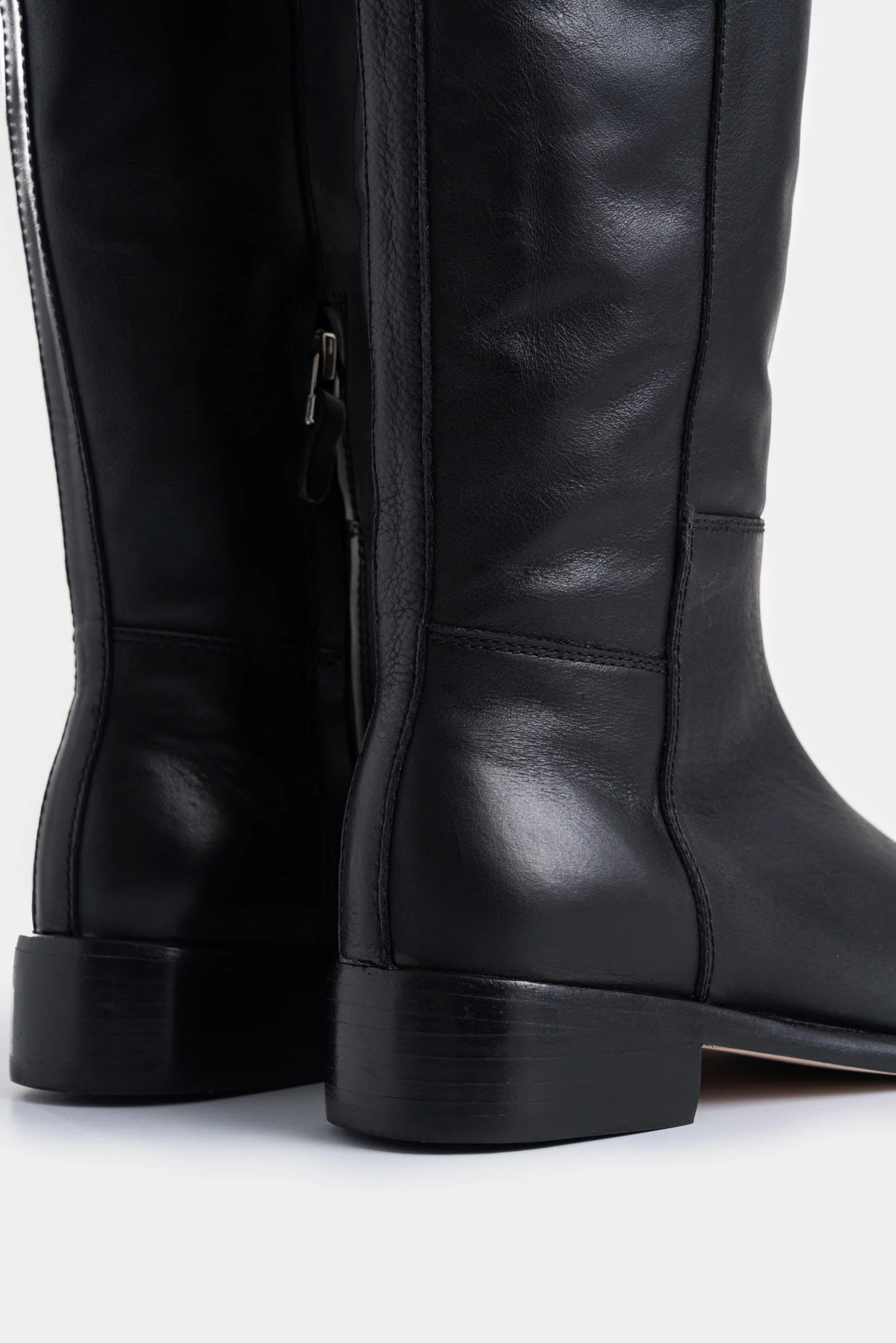 Kalahari High Shaft Leather Boots for Women, Equestrian Silhouette - Image 5