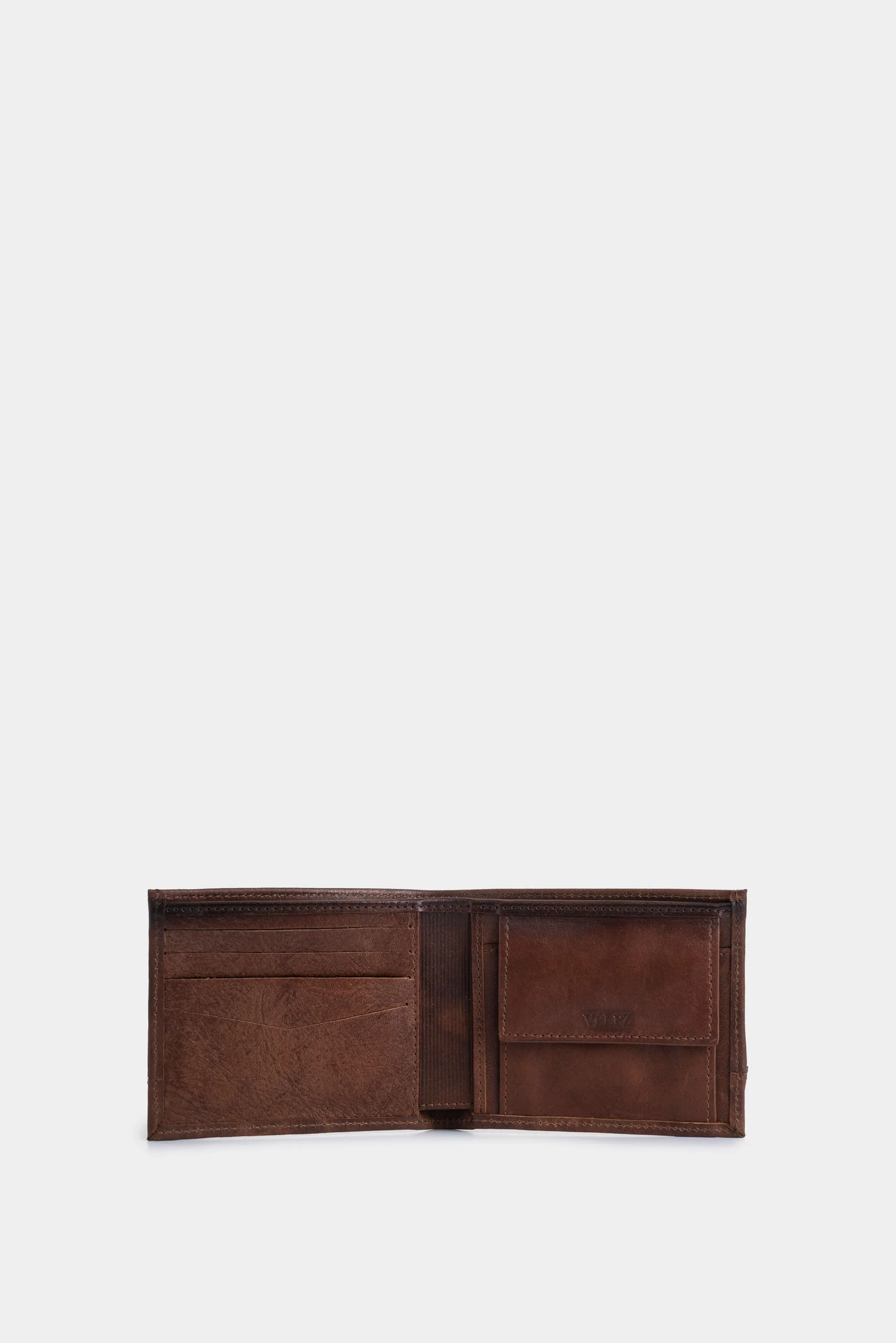 Kaleidos Leather Wallet for Men with Contrast Detail - Image 2