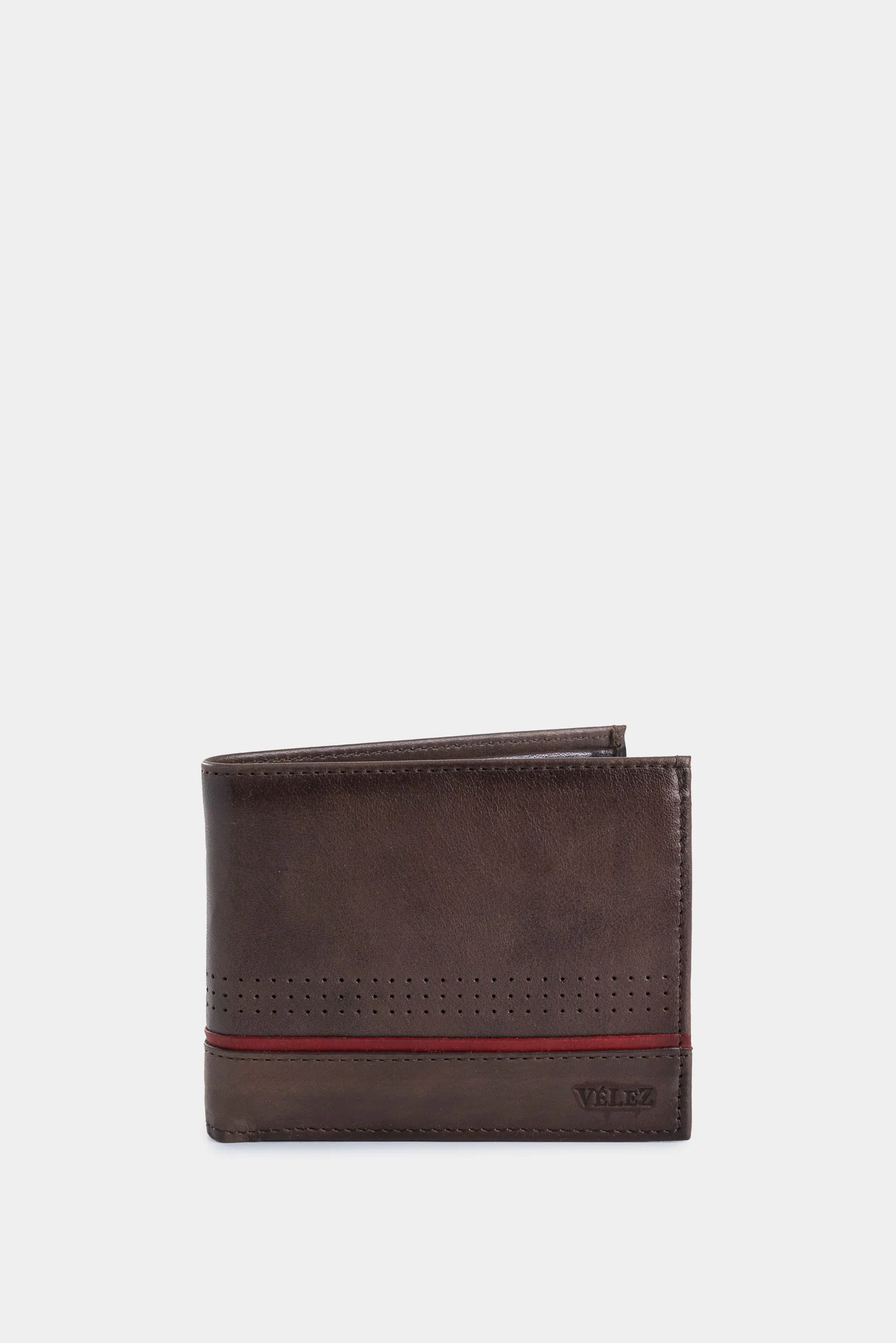 Kaleidos Leather Wallet for Men with Contrast Detail