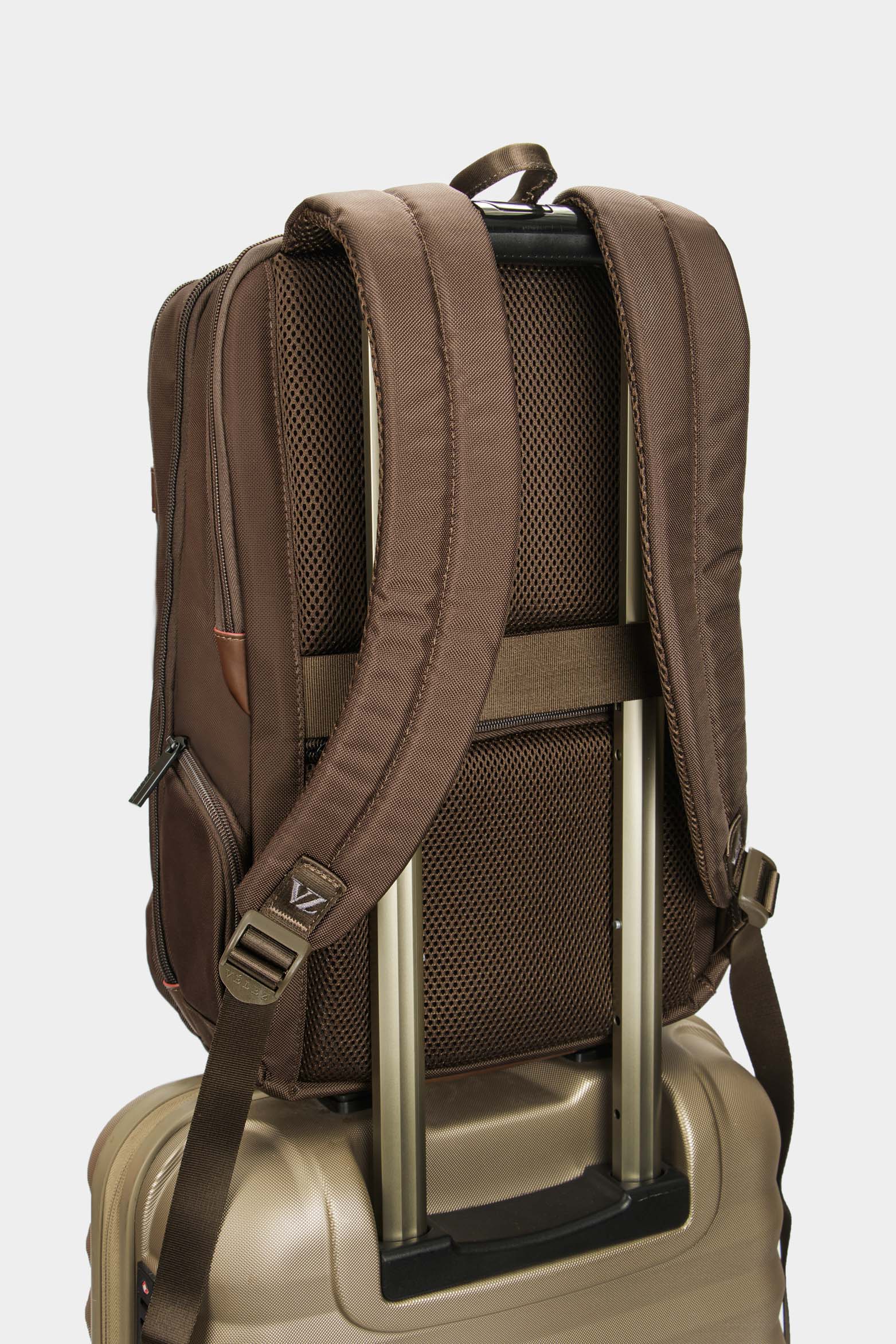 Kler Backpack in Brown Nylon - Image 3