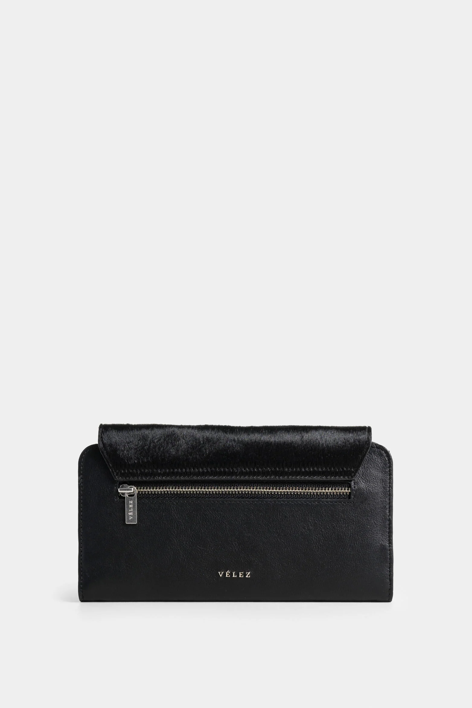 Leather Checkbook Holder with Bee Stamp for Women - Image 3