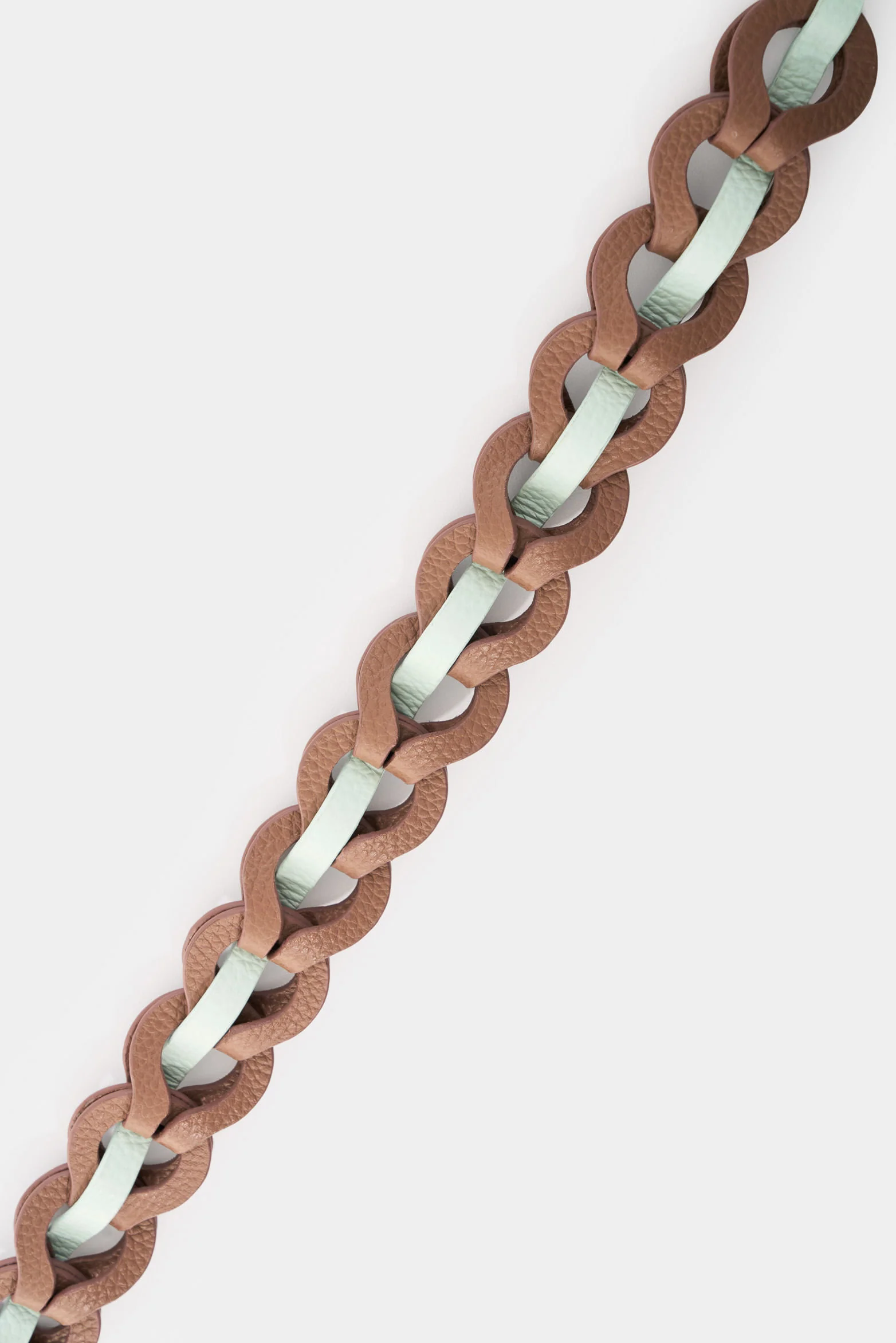 Leather Circles strap for women - Image 3