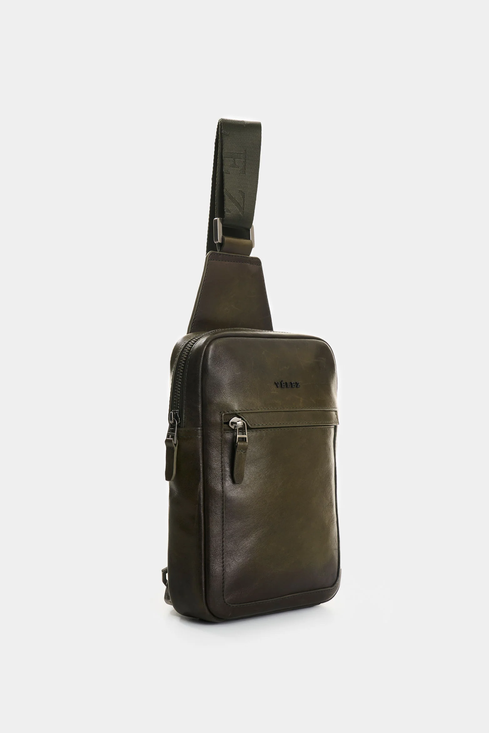 Leather Crossbody Bag for Men Hazel - Image 2
