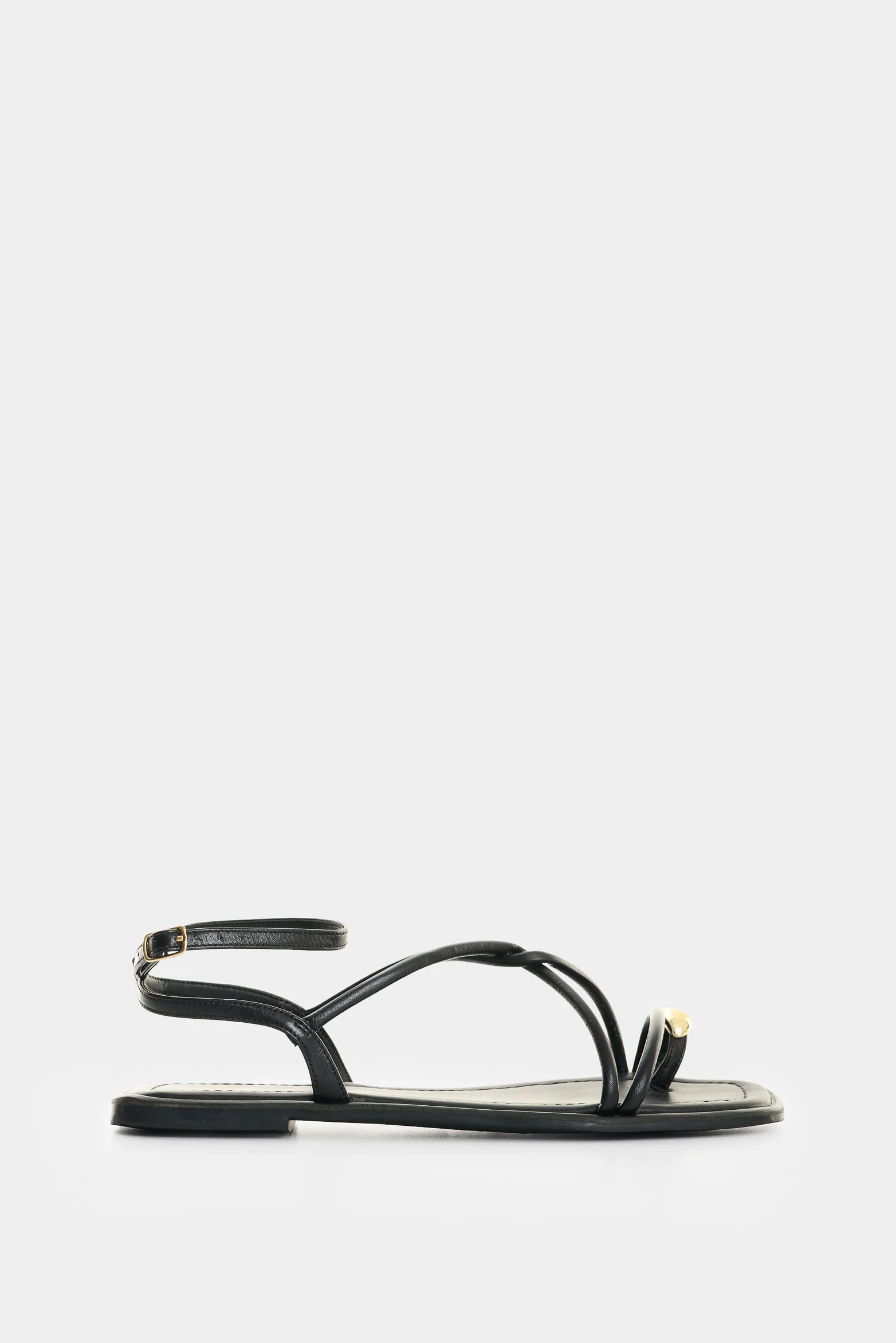 Leather Flat Sandals for Women Cove