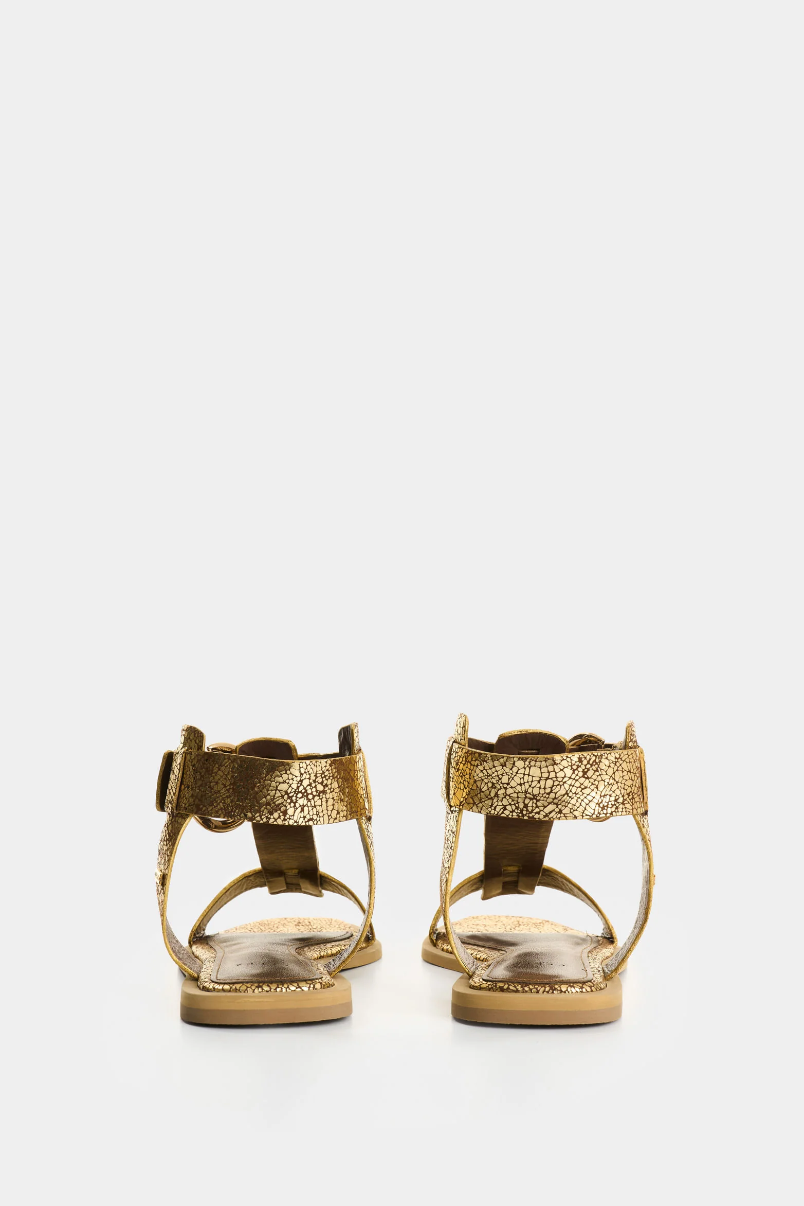 Leather Flat Sandals for Women Paracas - Image 3