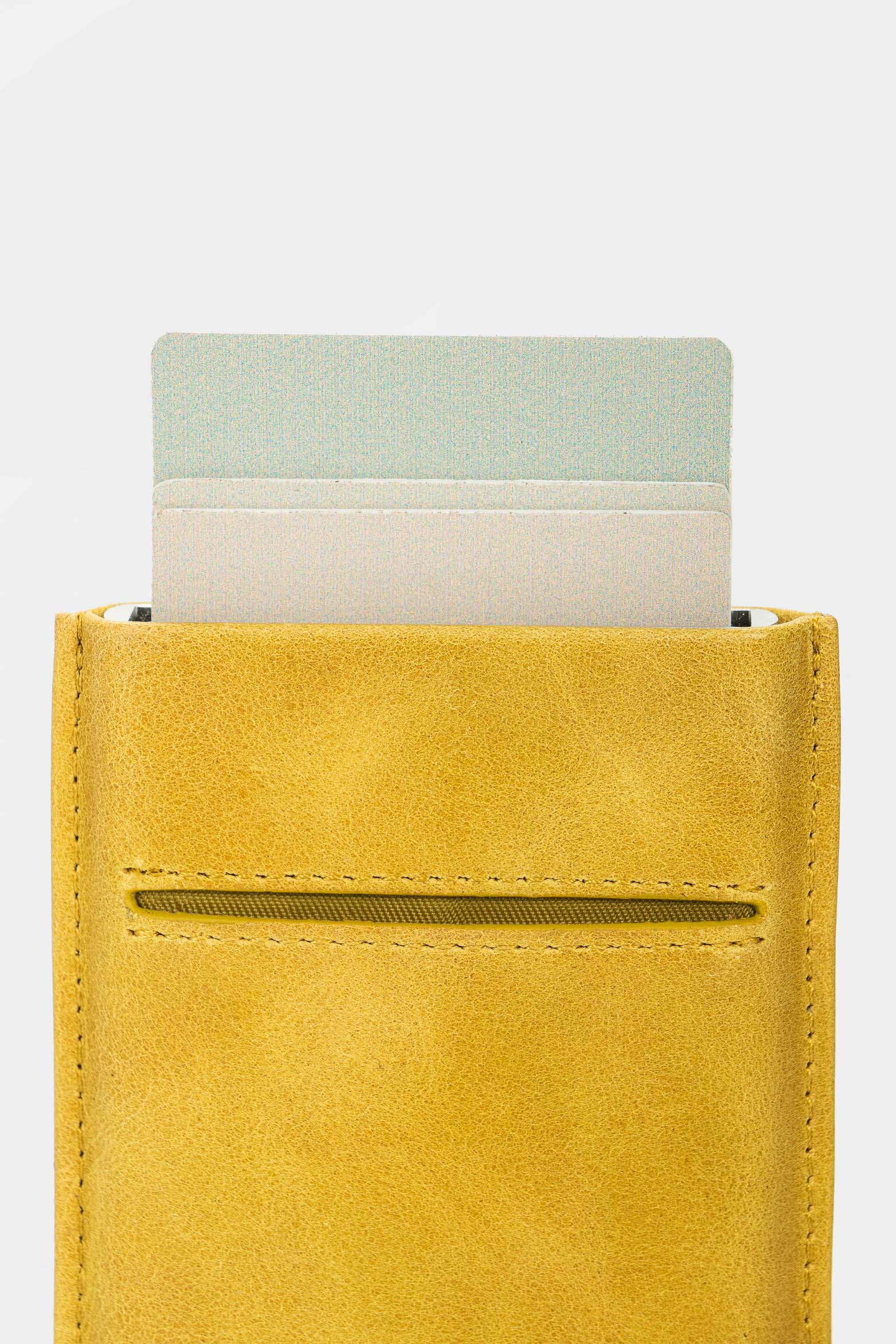 Leather Miniwallet Document Holder - Image 4