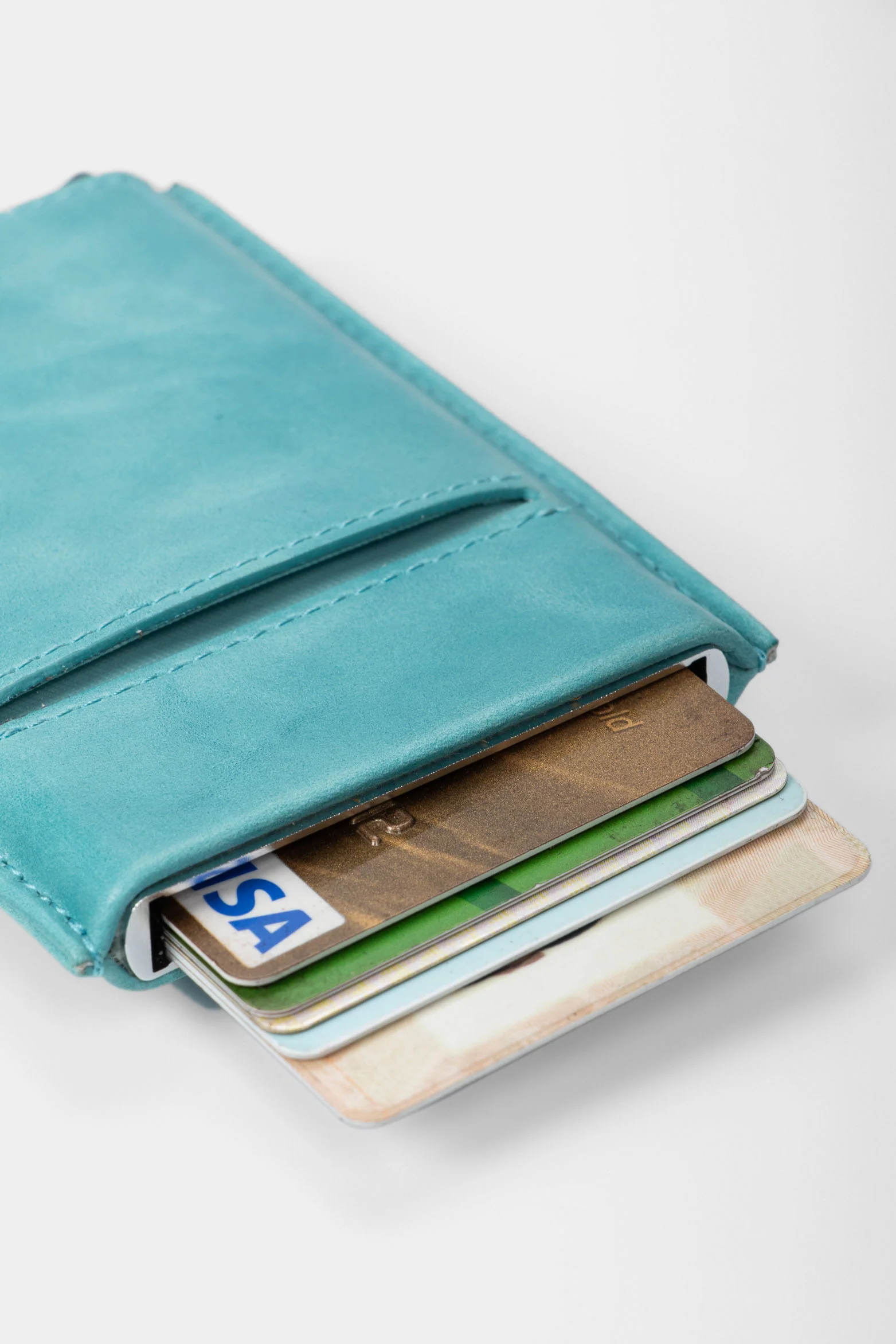 Leather Miniwallet Document Holder - Image 2