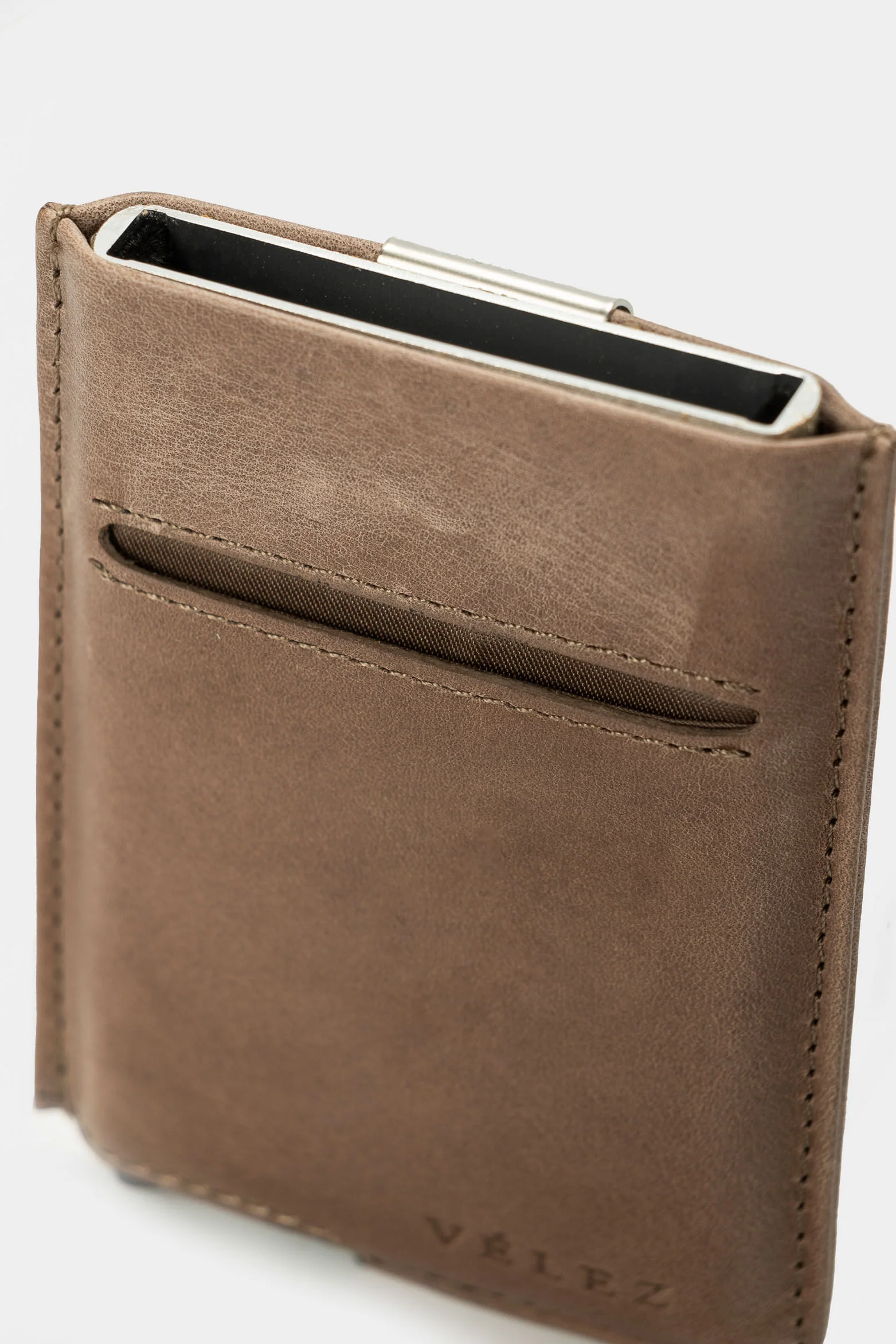 Leather Miniwallet Document Holder - Image 3