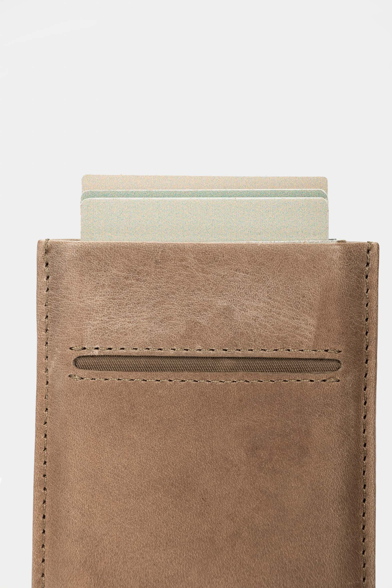 Leather Miniwallet Document Holder - Image 4