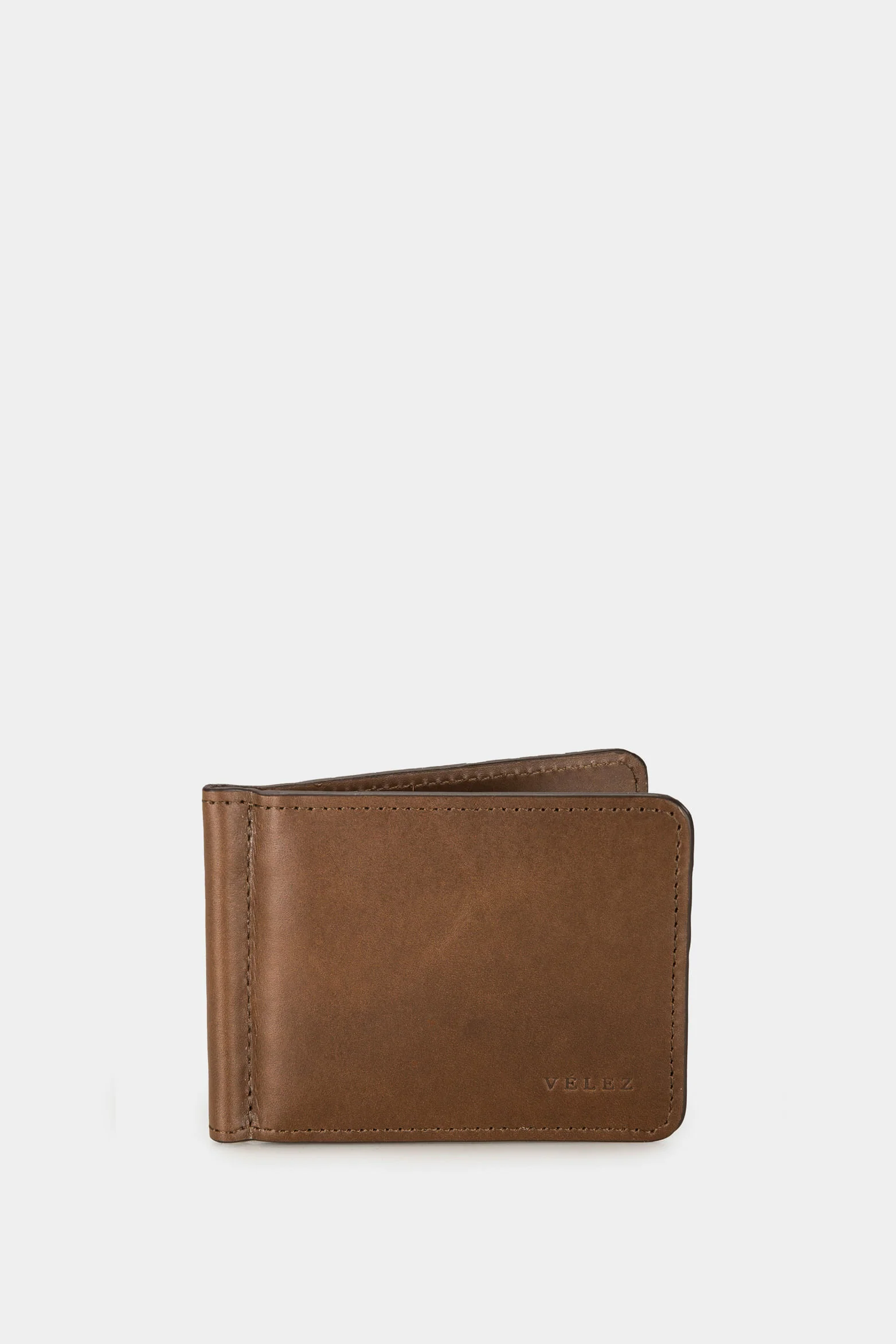 Leather Money Clip Contrast Details