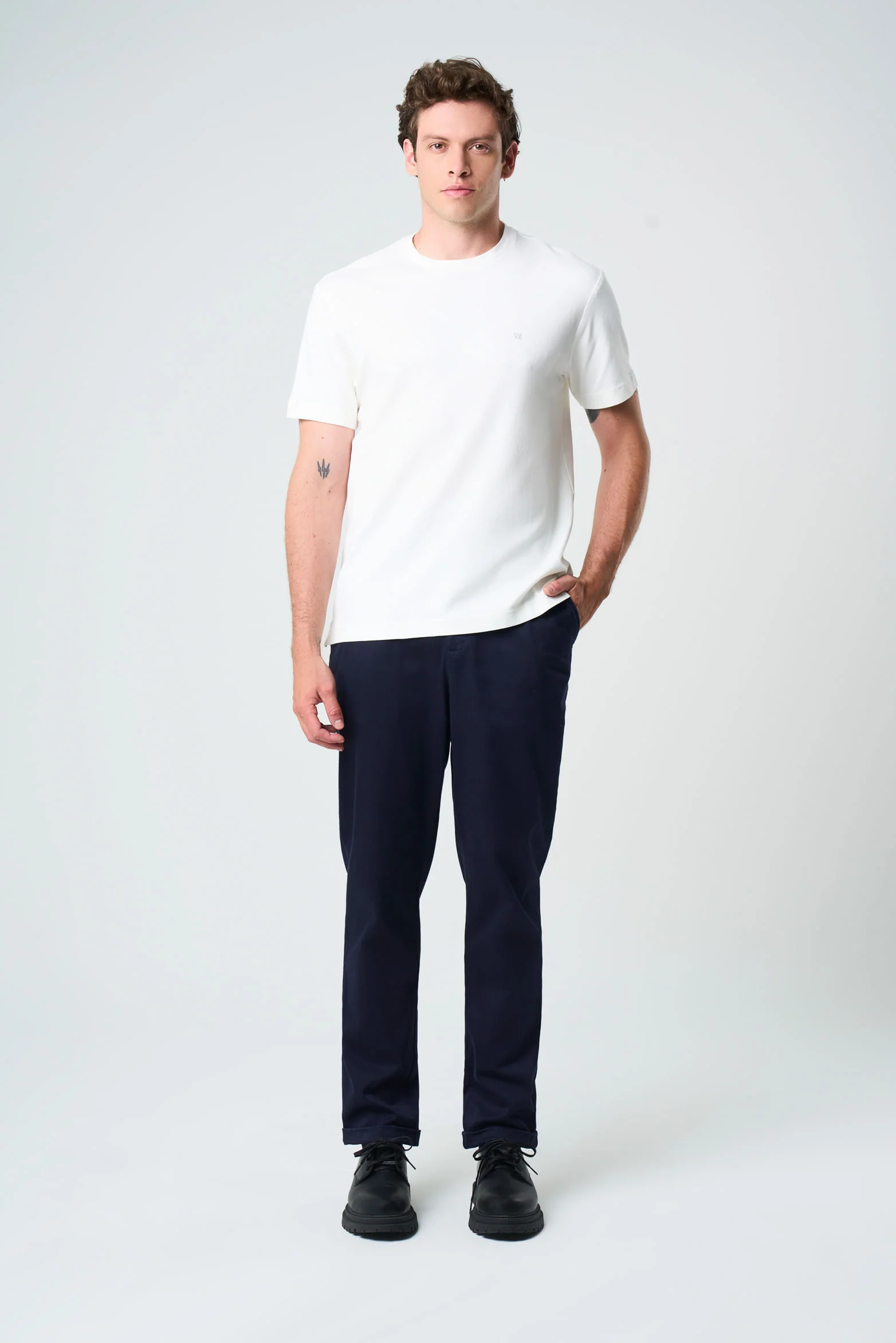 Lerici Short Sleeve T-Shirt for Men Semi Fitted - Image 4