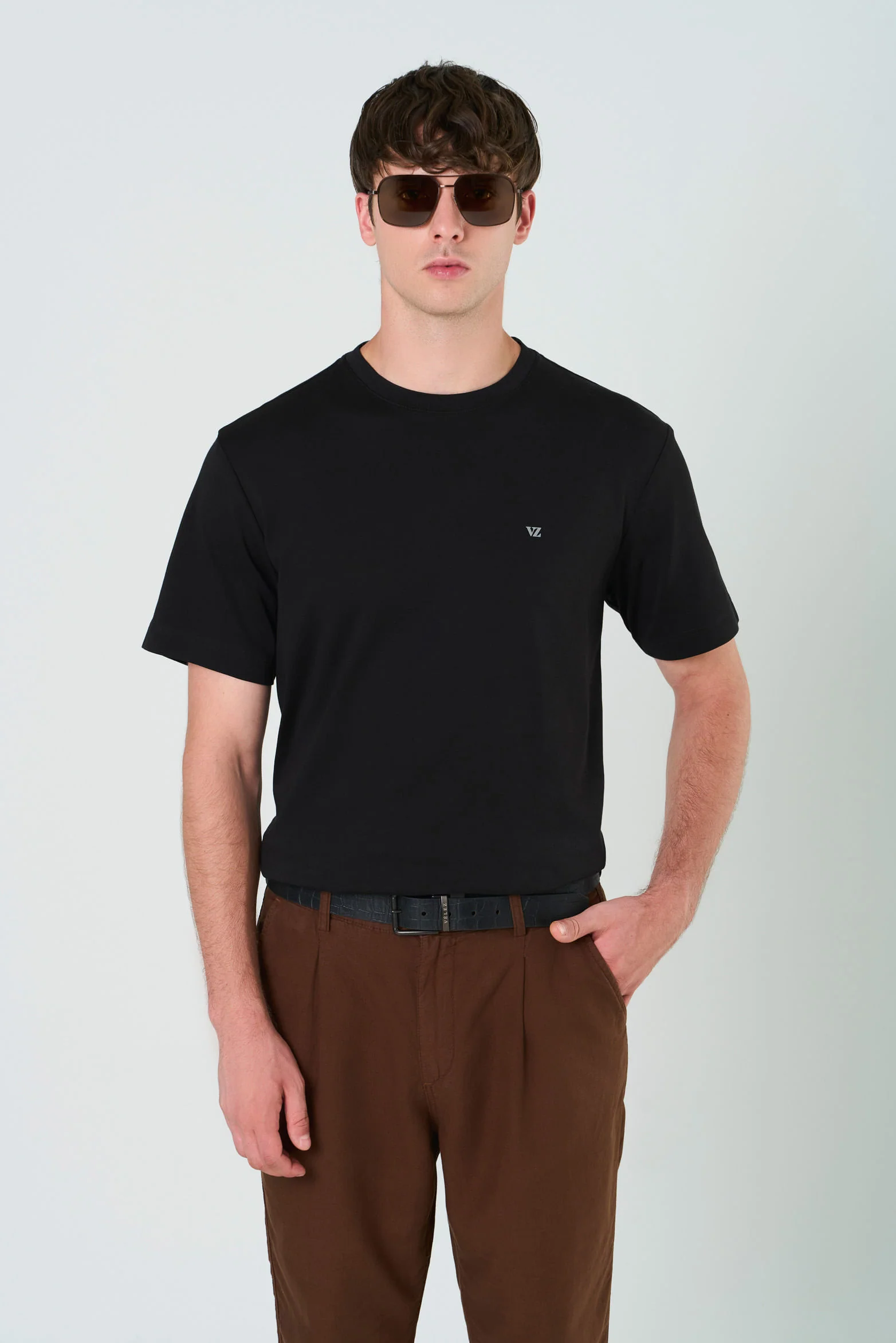 Lerici Short Sleeve T-Shirt for Men Semi Fitted
