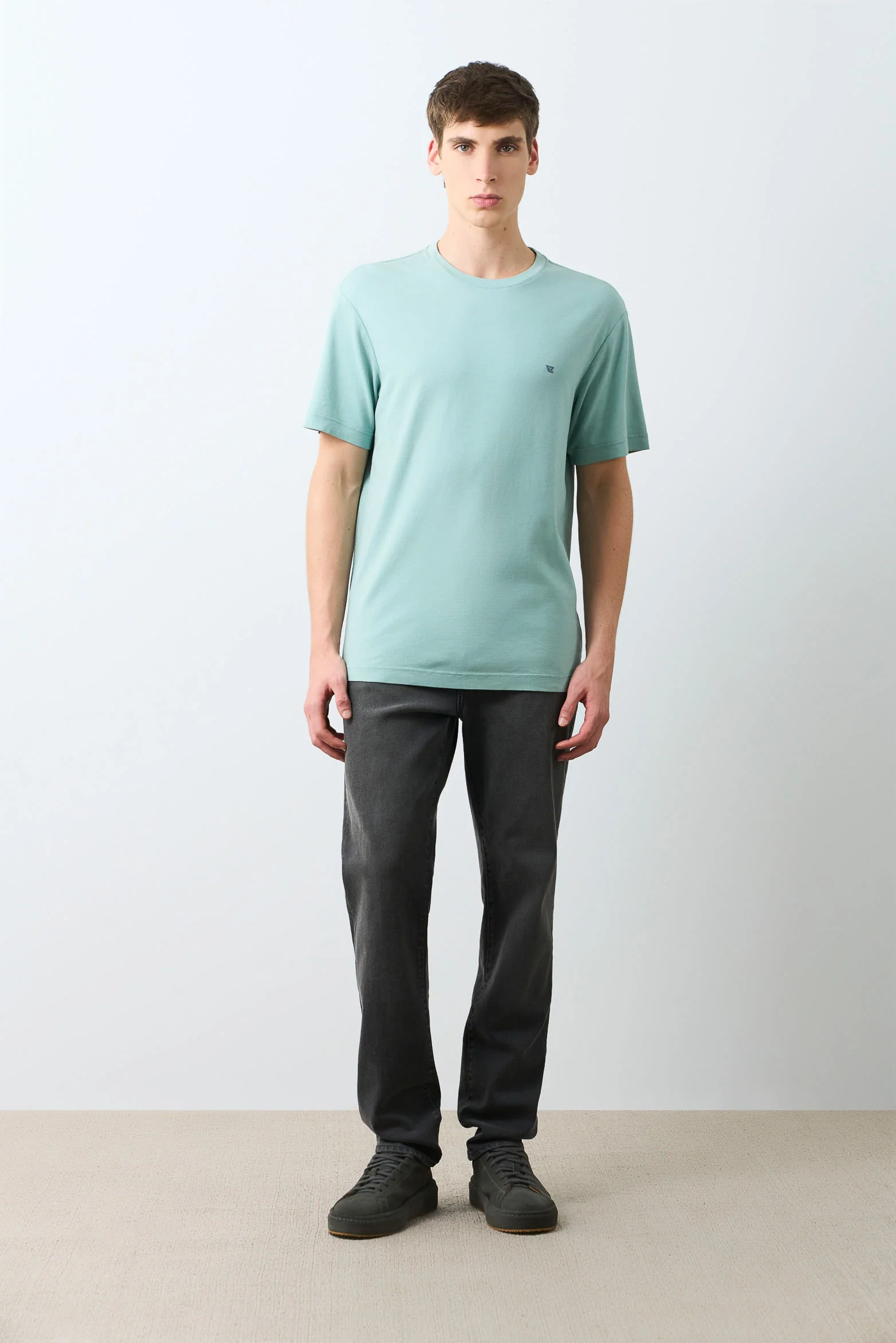 Lerici short-sleeve T-shirt for men semi-fitted