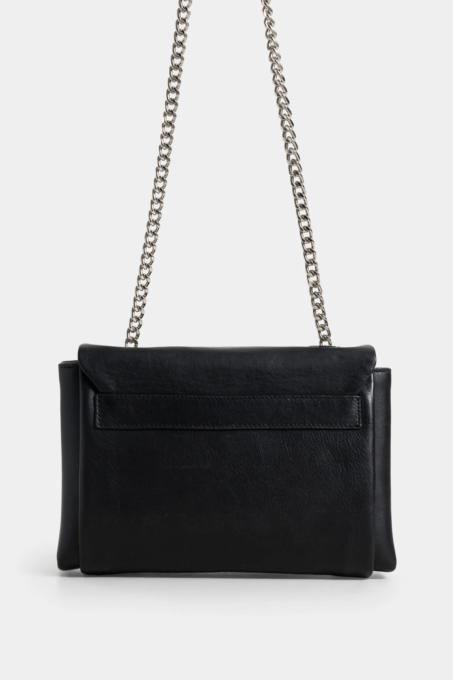 Lili Bowling Leather Bag with Hexagon Lid - Image 3