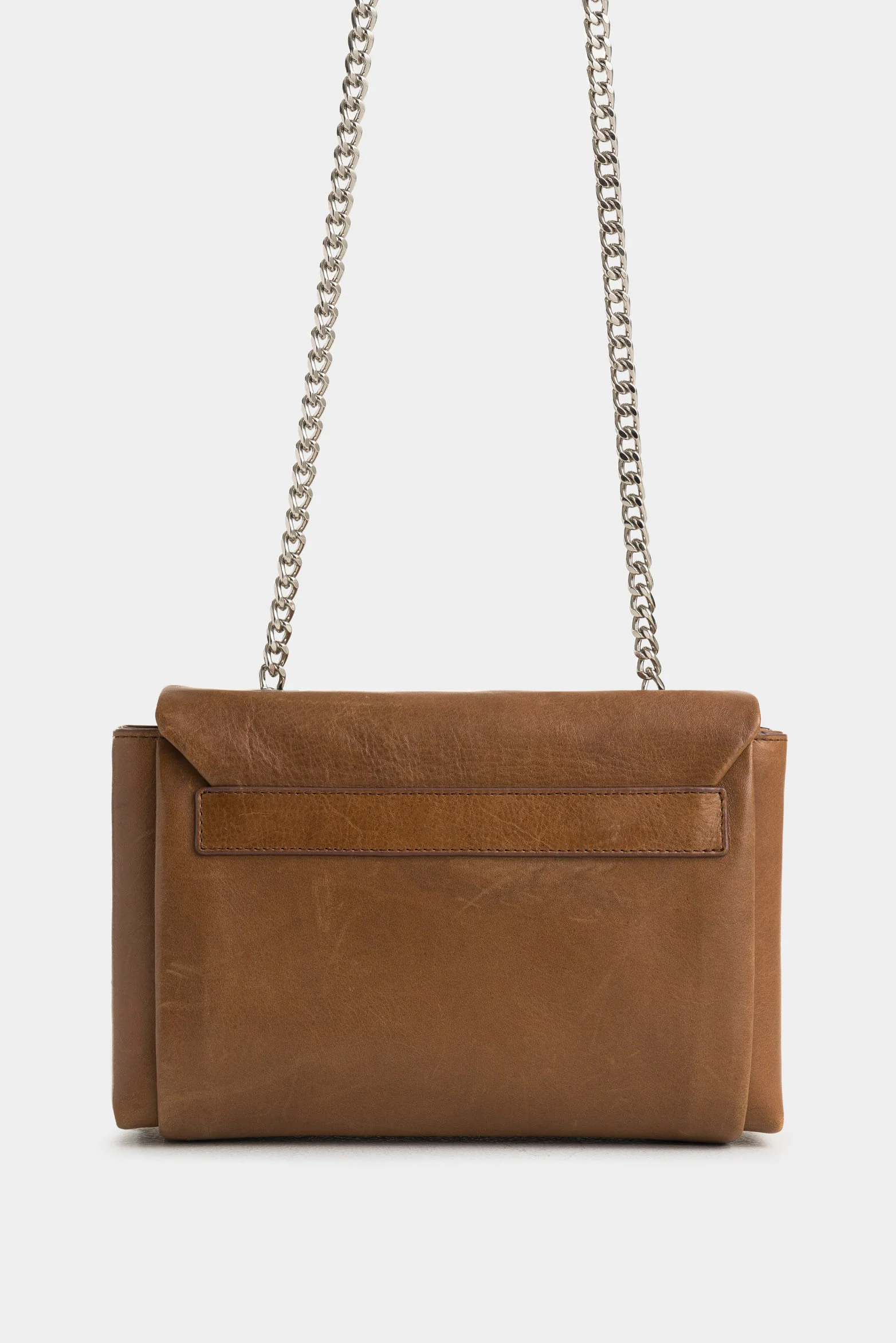 Lili Bowling Leather Bag with Hexagon Lid - Image 3