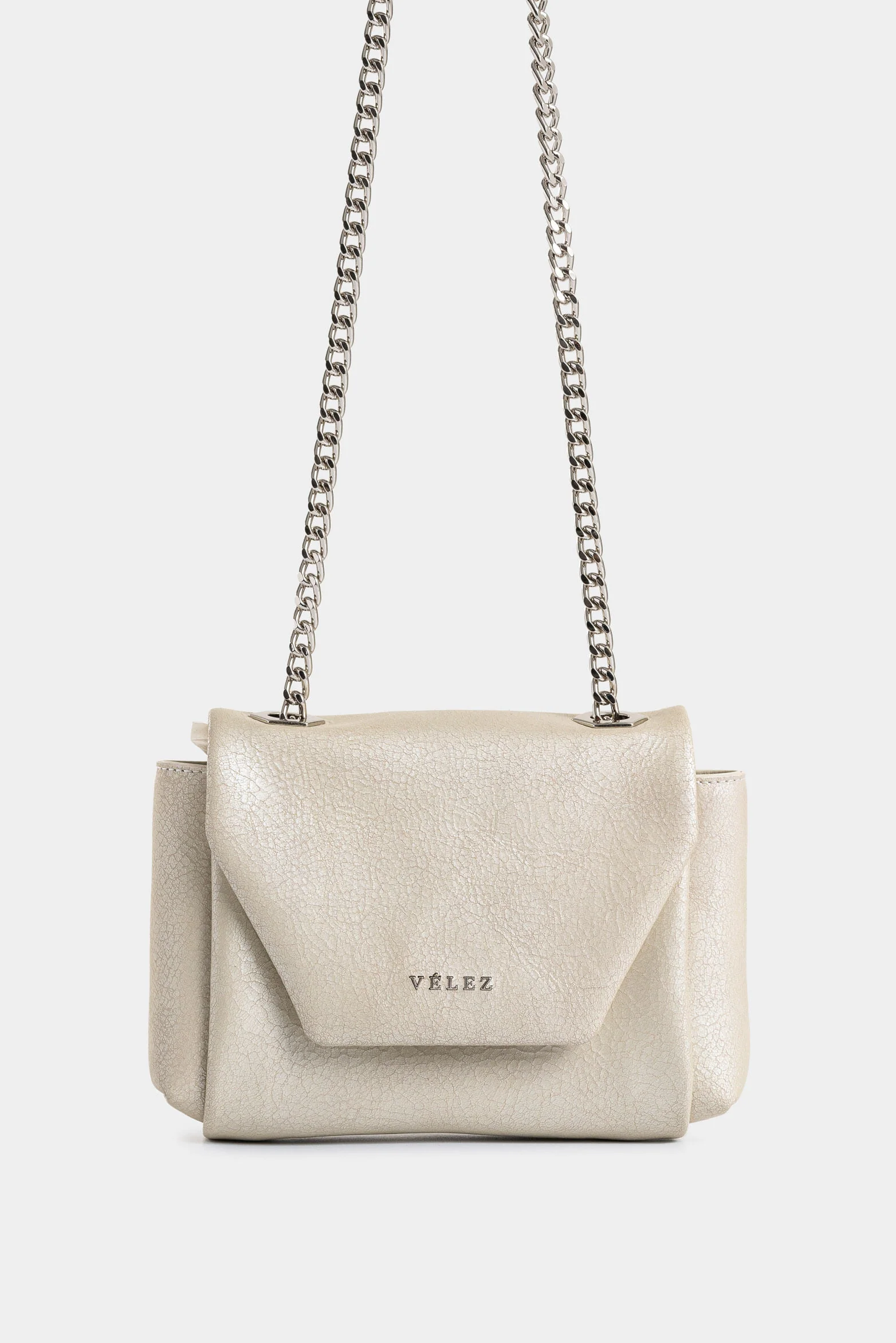 Lili Pearlized Leather Crossbody Bag for Women