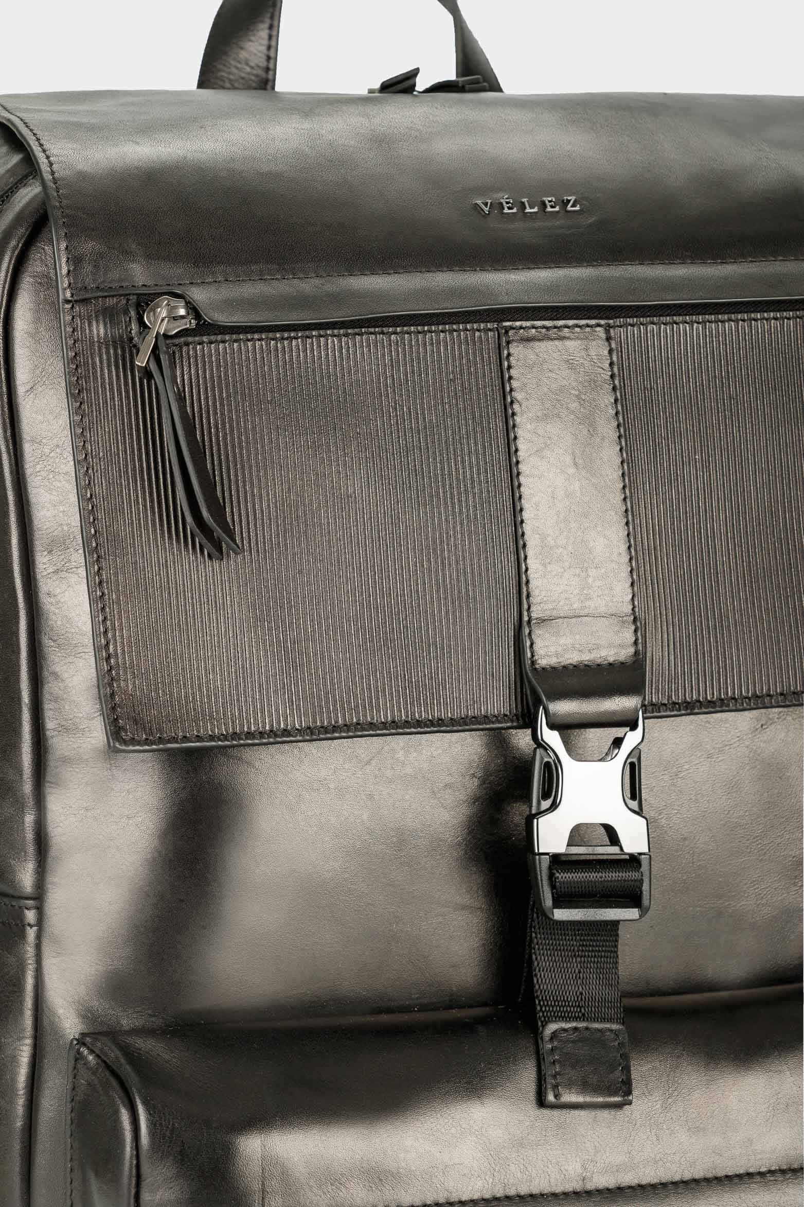 Line Leather Backpack - Image 5