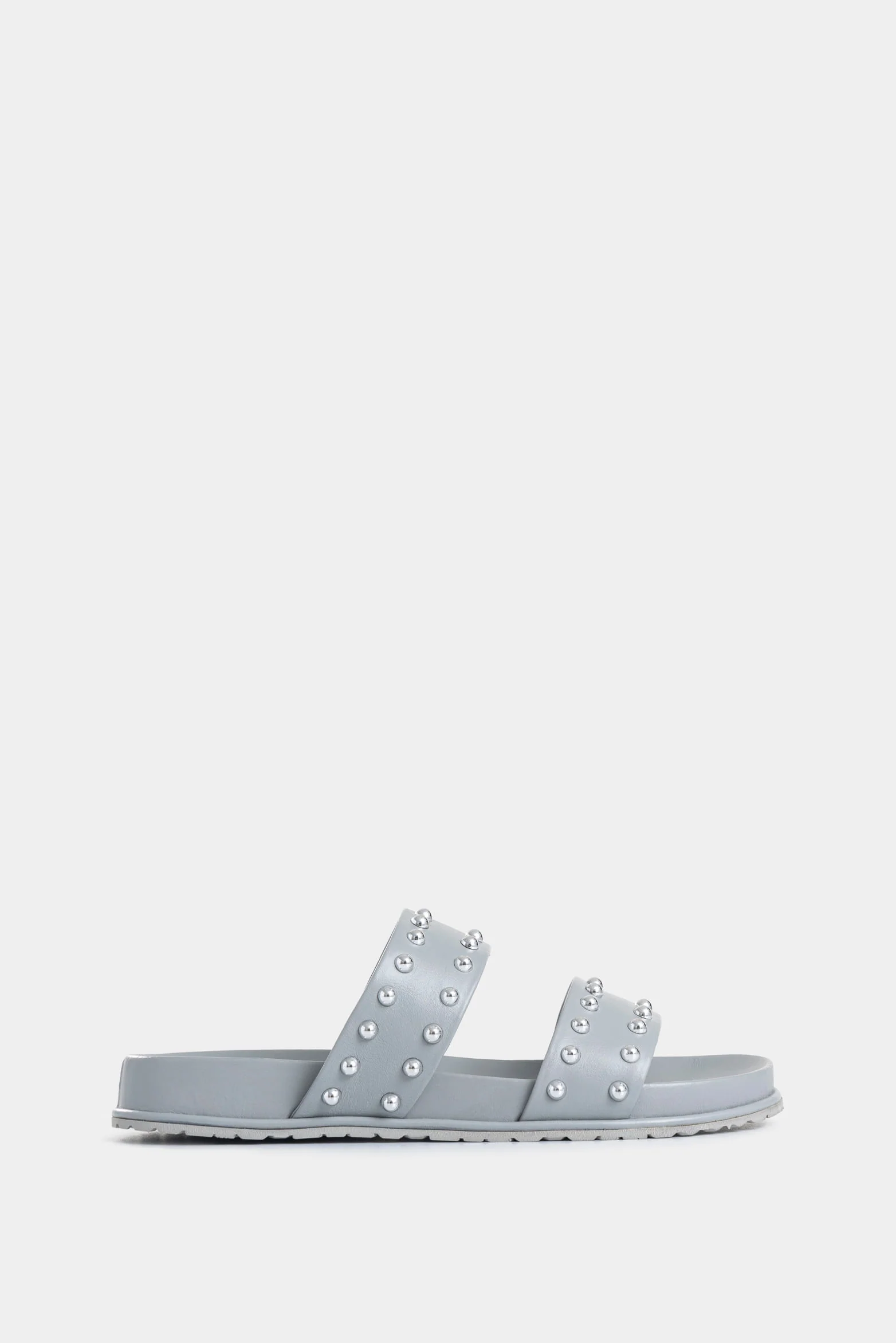 Lisboa Flat Leather Sandals for Women with Studs