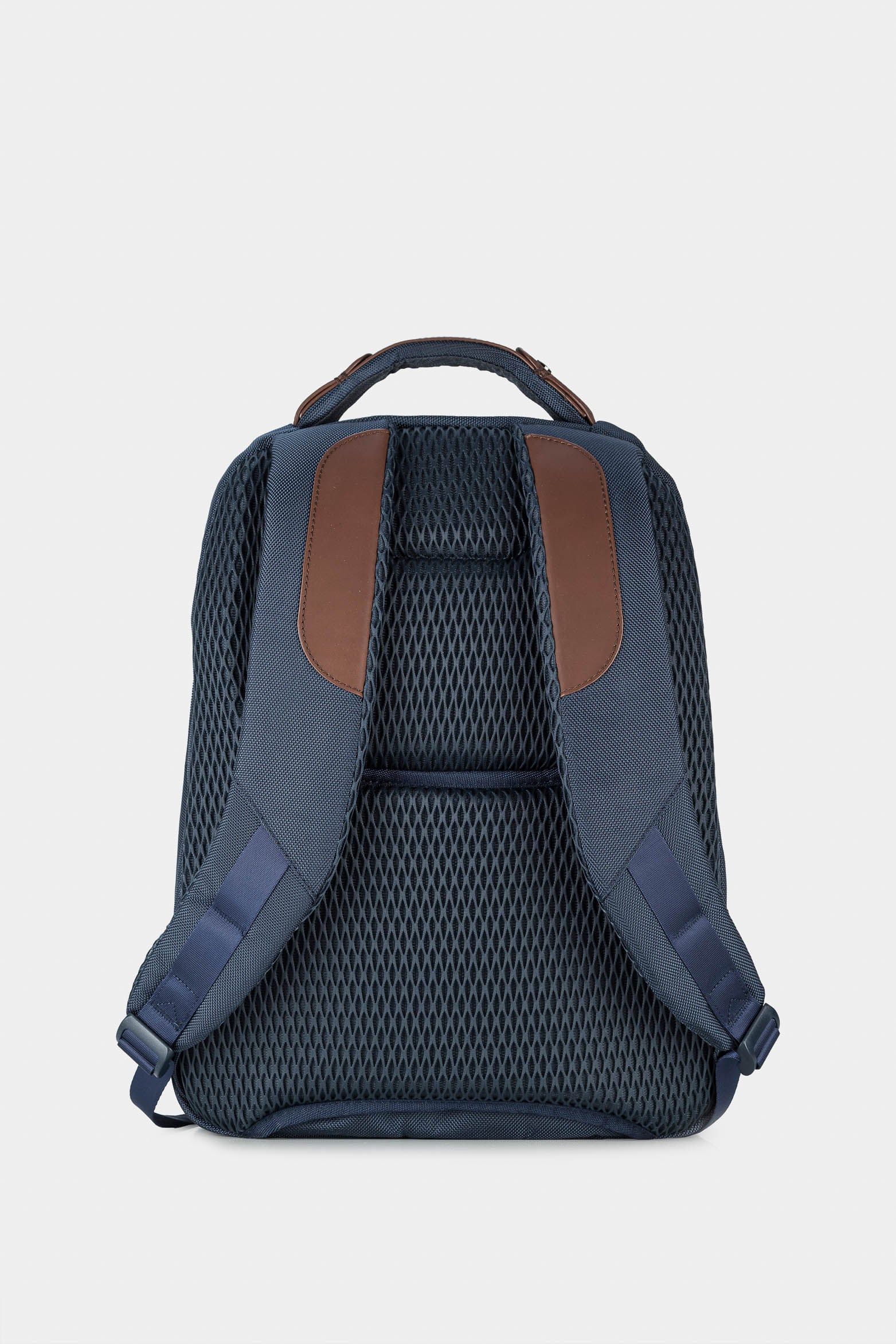 Living Casual Contrast Canvas Backpack in Dark Blue - Image 3