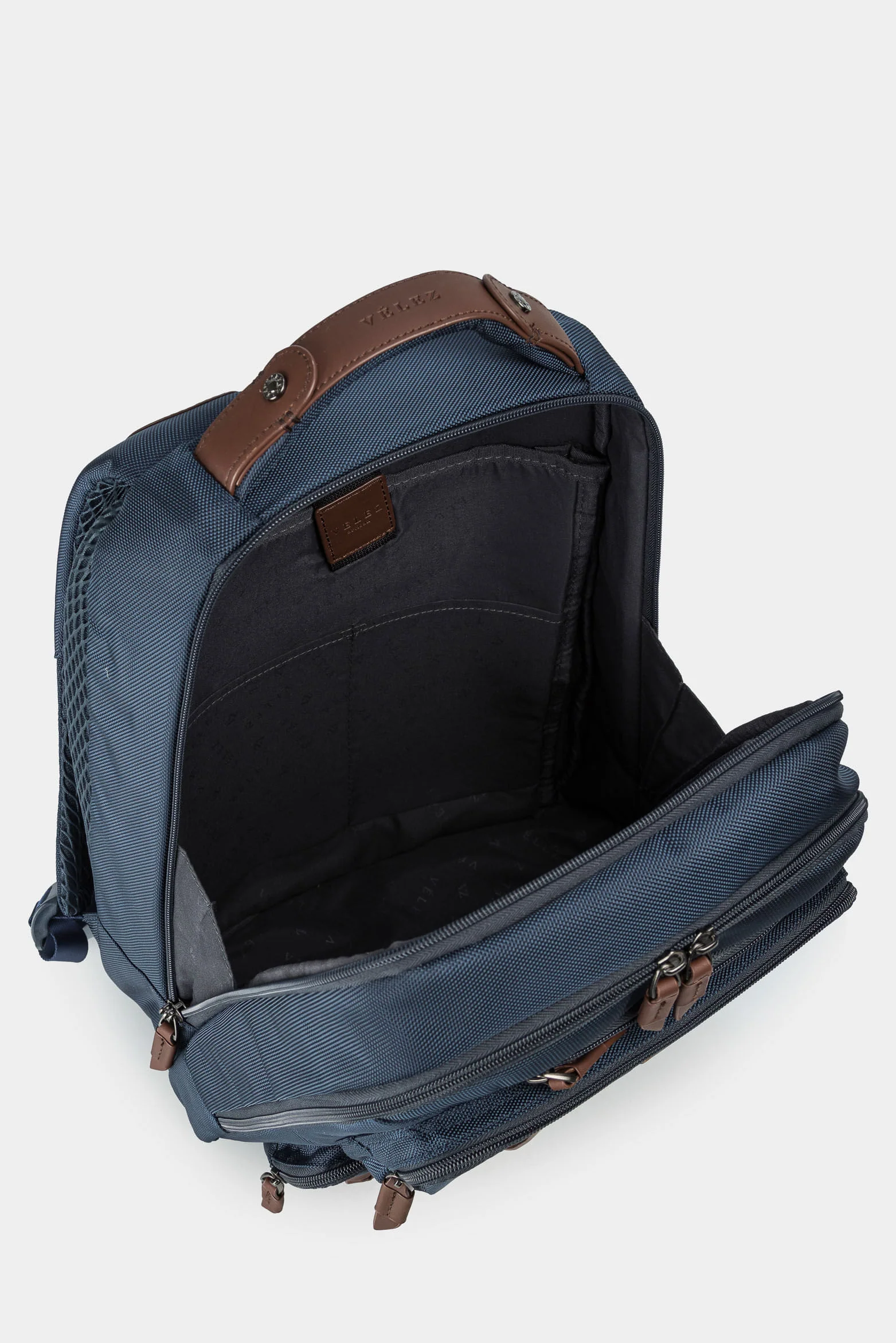 Living Casual Contrast Canvas Backpack in Dark Blue - Image 8