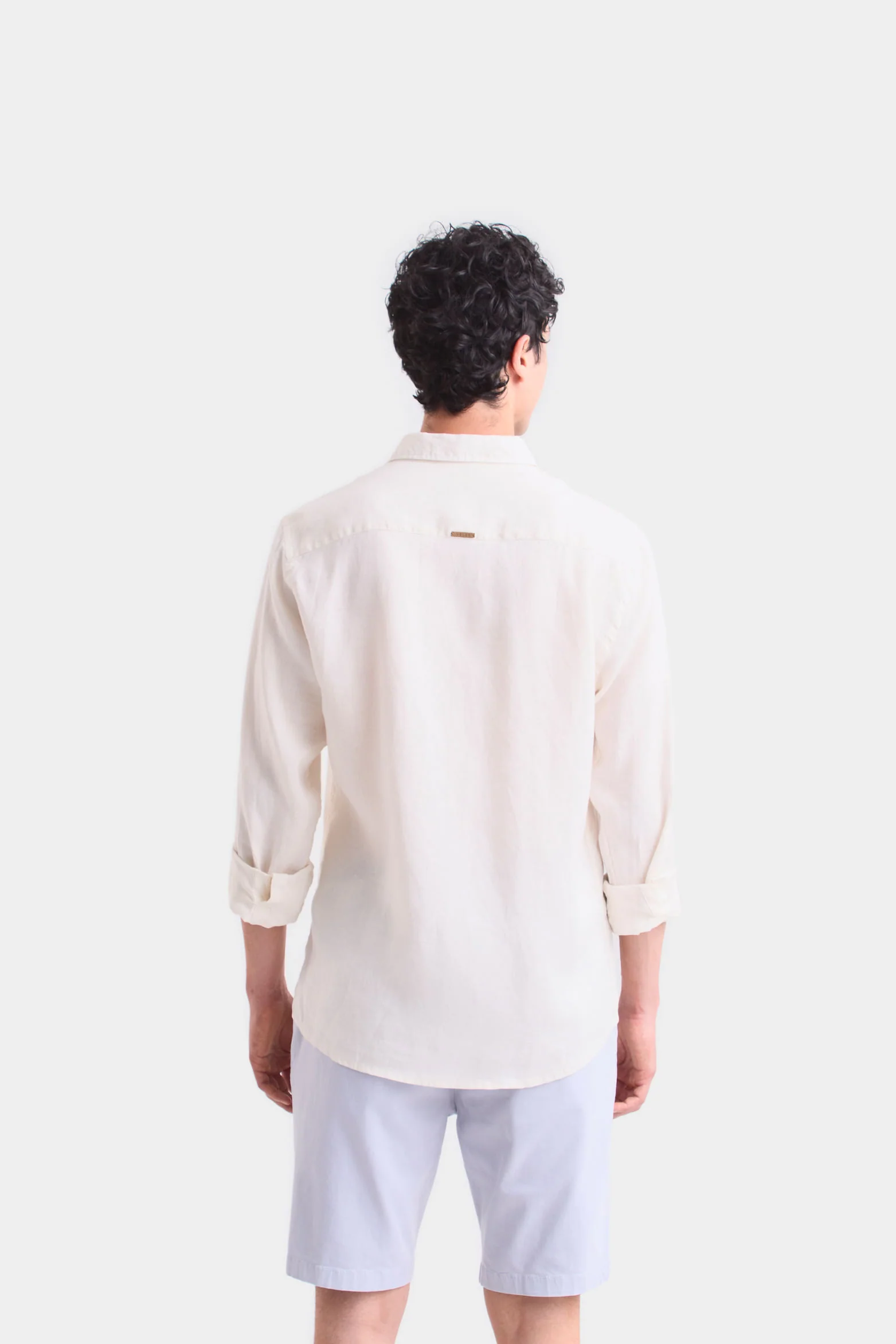 LongSleeve Linen Shirt for Men SemiFitted - Image 6