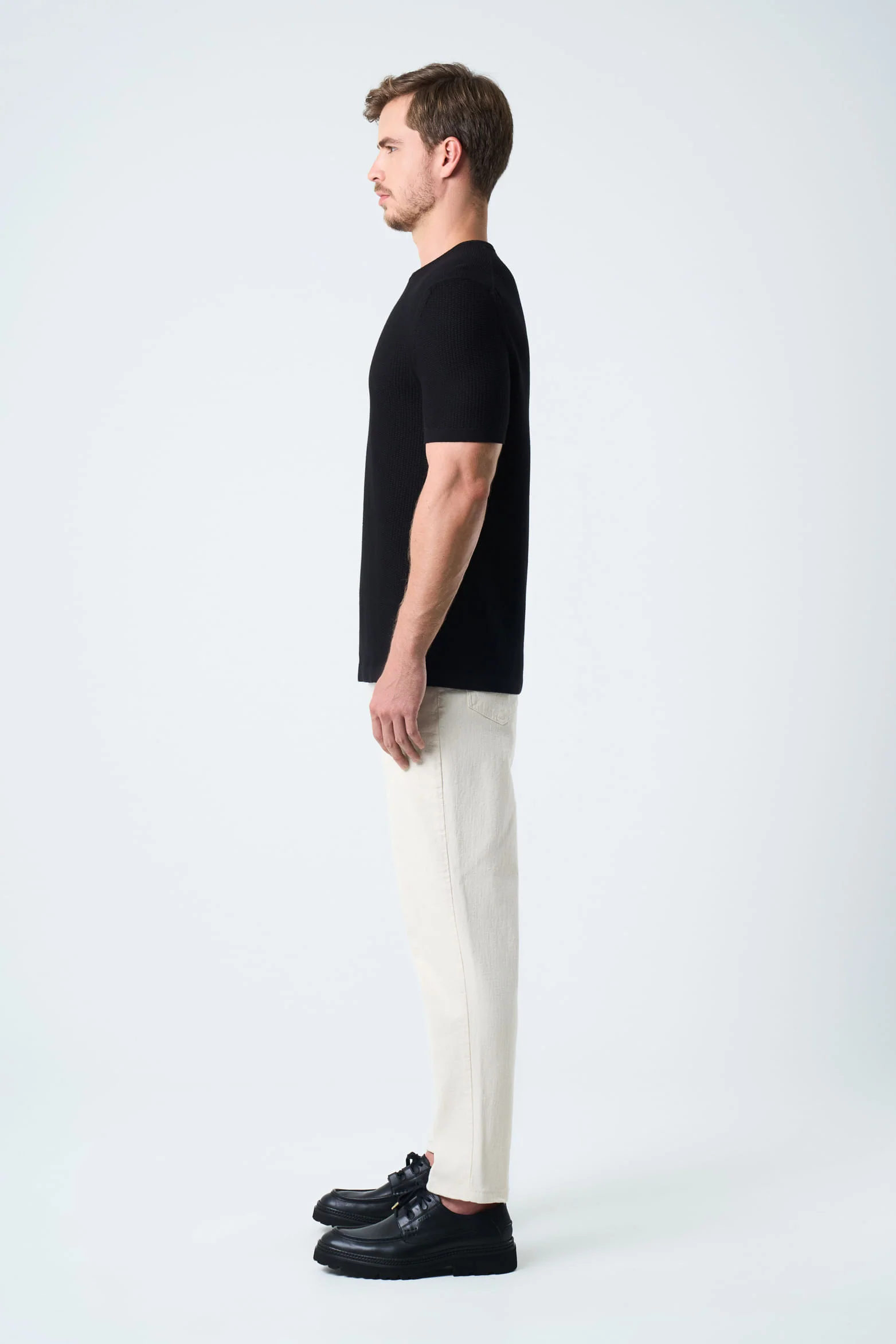 Lucca Short-Sleeve Crew Neck T-Shirt for Men - Image 2