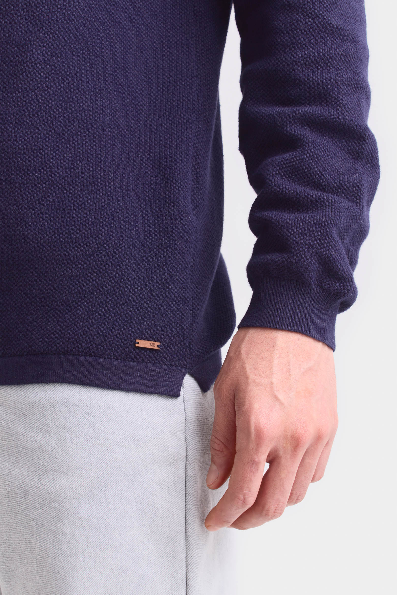Lugano Long Sleeve Polo for Men Semi-Fitted - Image 4