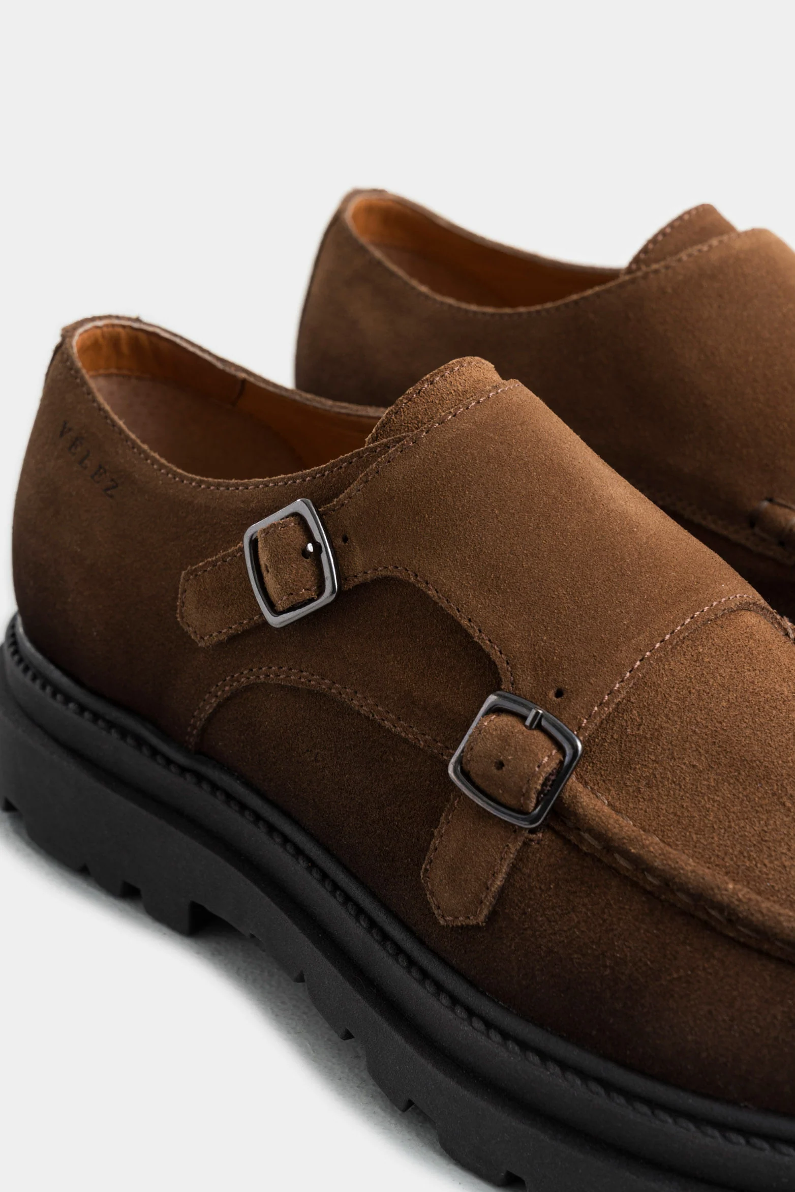 Luster 2 Suede Monkstrap Shoes for Men - Image 5